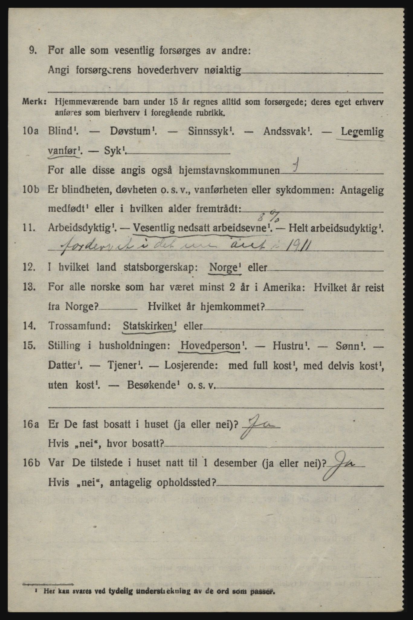 SAO, 1920 census for Idd, 1920, p. 4039