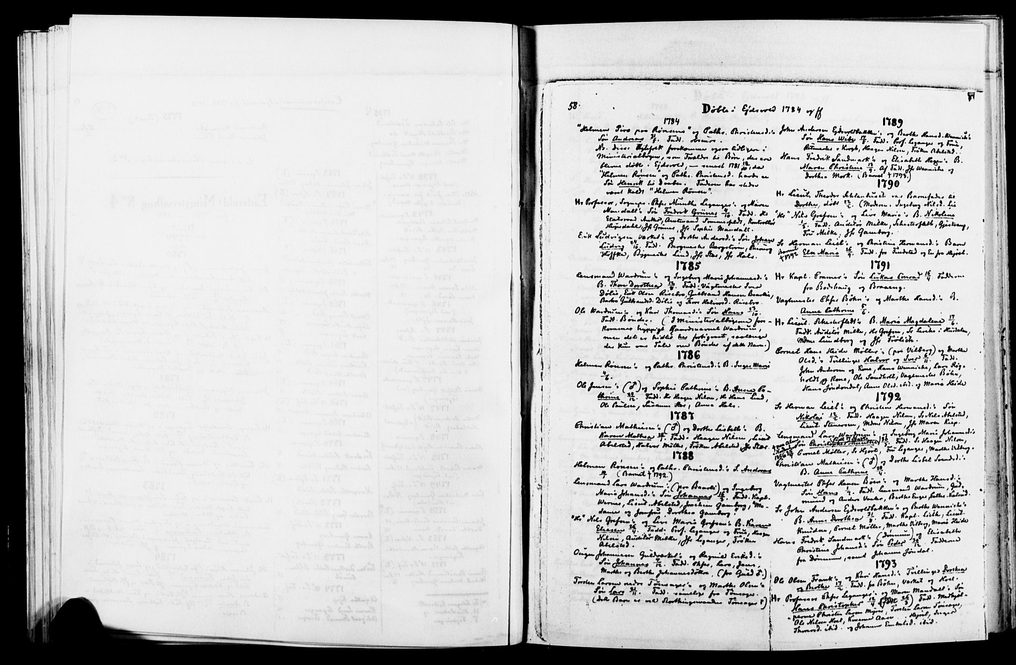 Eidsvoll prestekontor Kirkebøker, SAO/A-10888/O/Oa/L0001: Other parish register no. 1, 1688-1856, p. 58