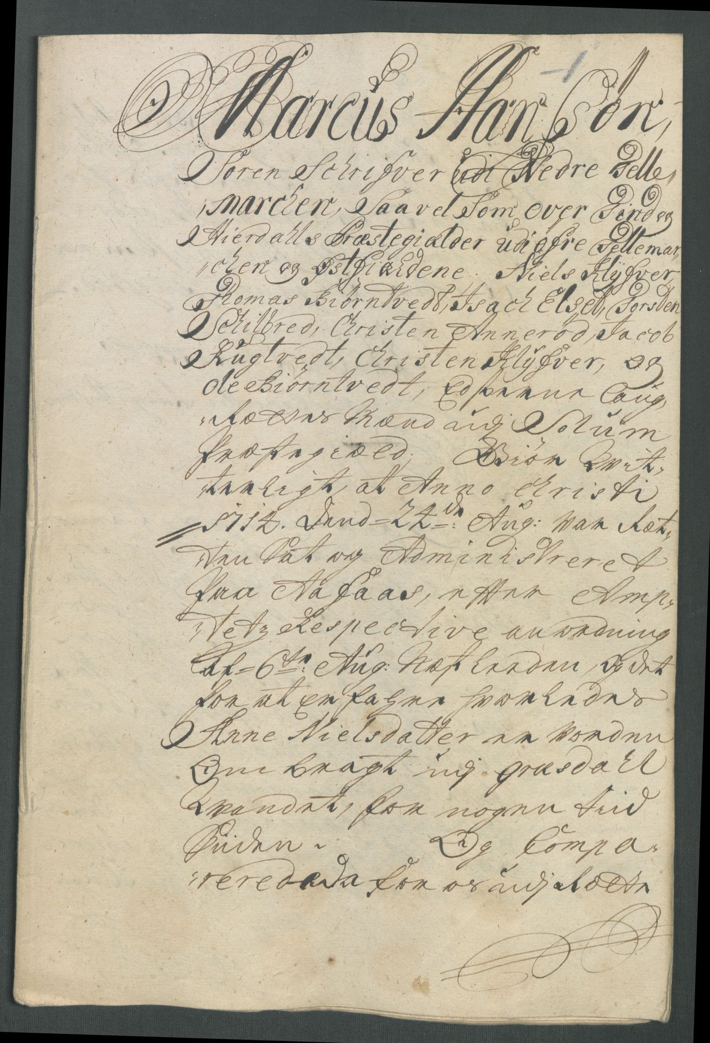 Rentekammeret inntil 1814, Reviderte regnskaper, Fogderegnskap, AV/RA-EA-4092/R36/L2126: Fogderegnskap Øvre og Nedre Telemark og Bamble, 1714, p. 180