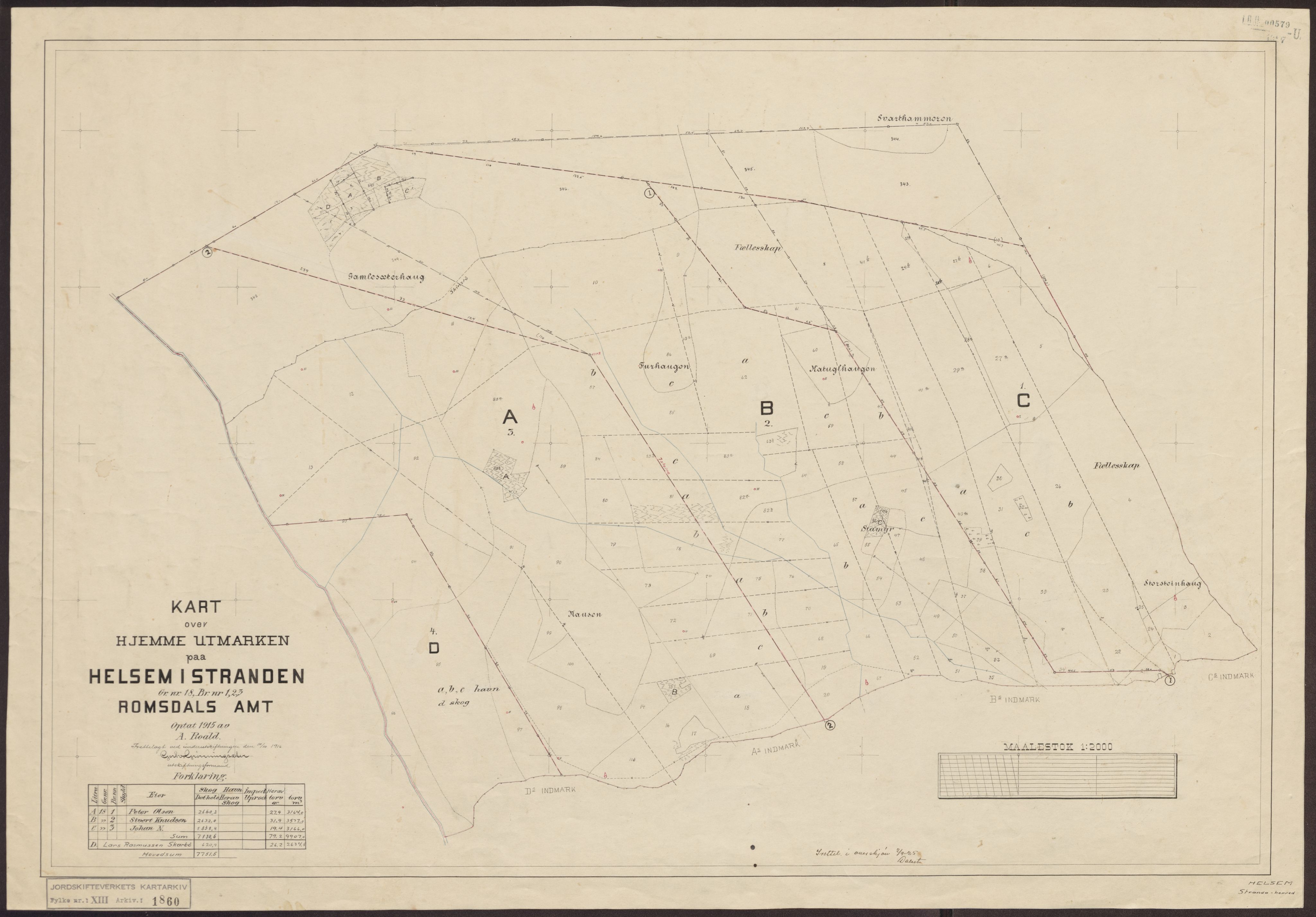 Jordskifteverkets kartarkiv, AV/RA-S-3929/T, 1859-1988, p. 2245