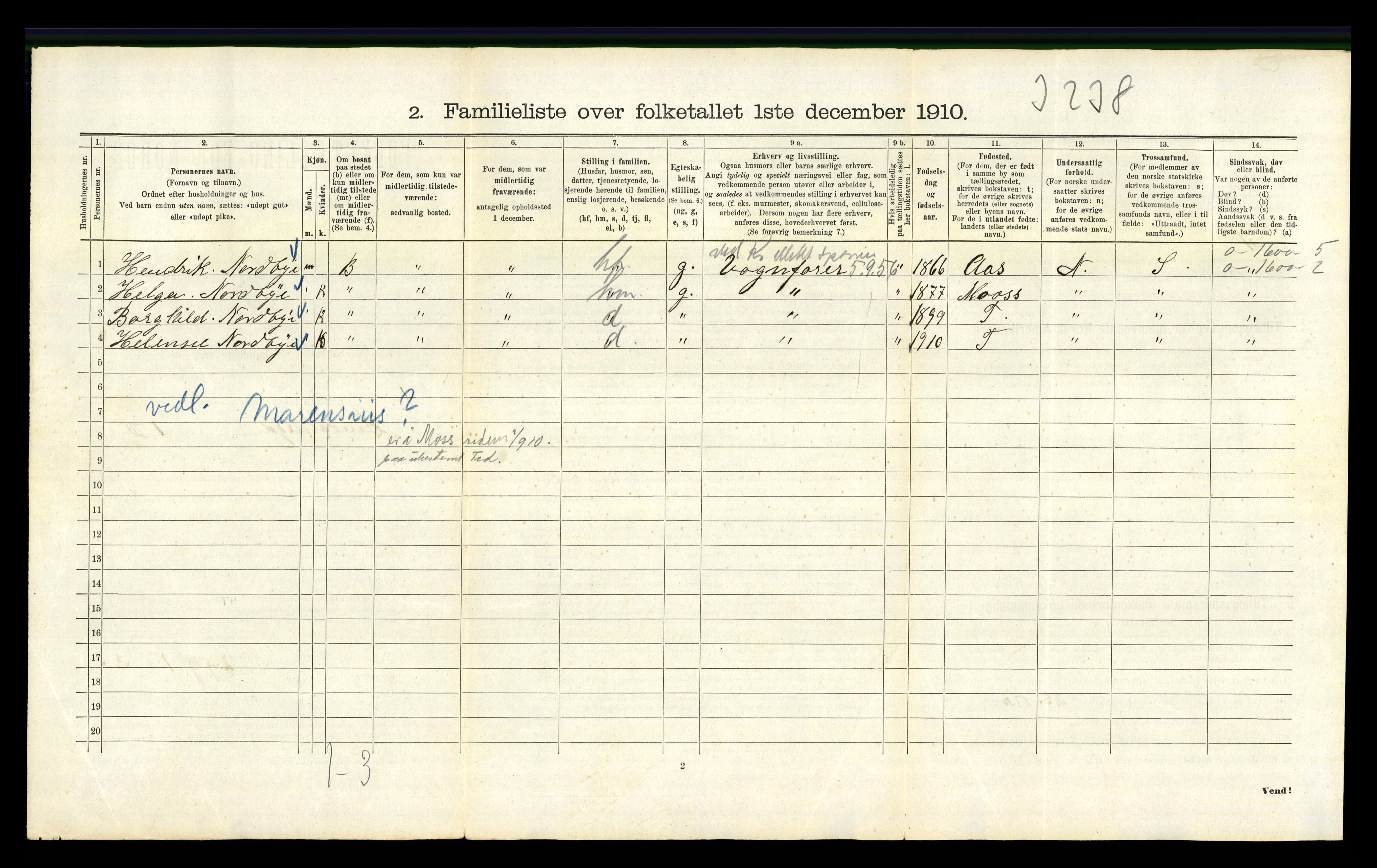 RA, 1910 census for Kristiania, 1910, p. 23400