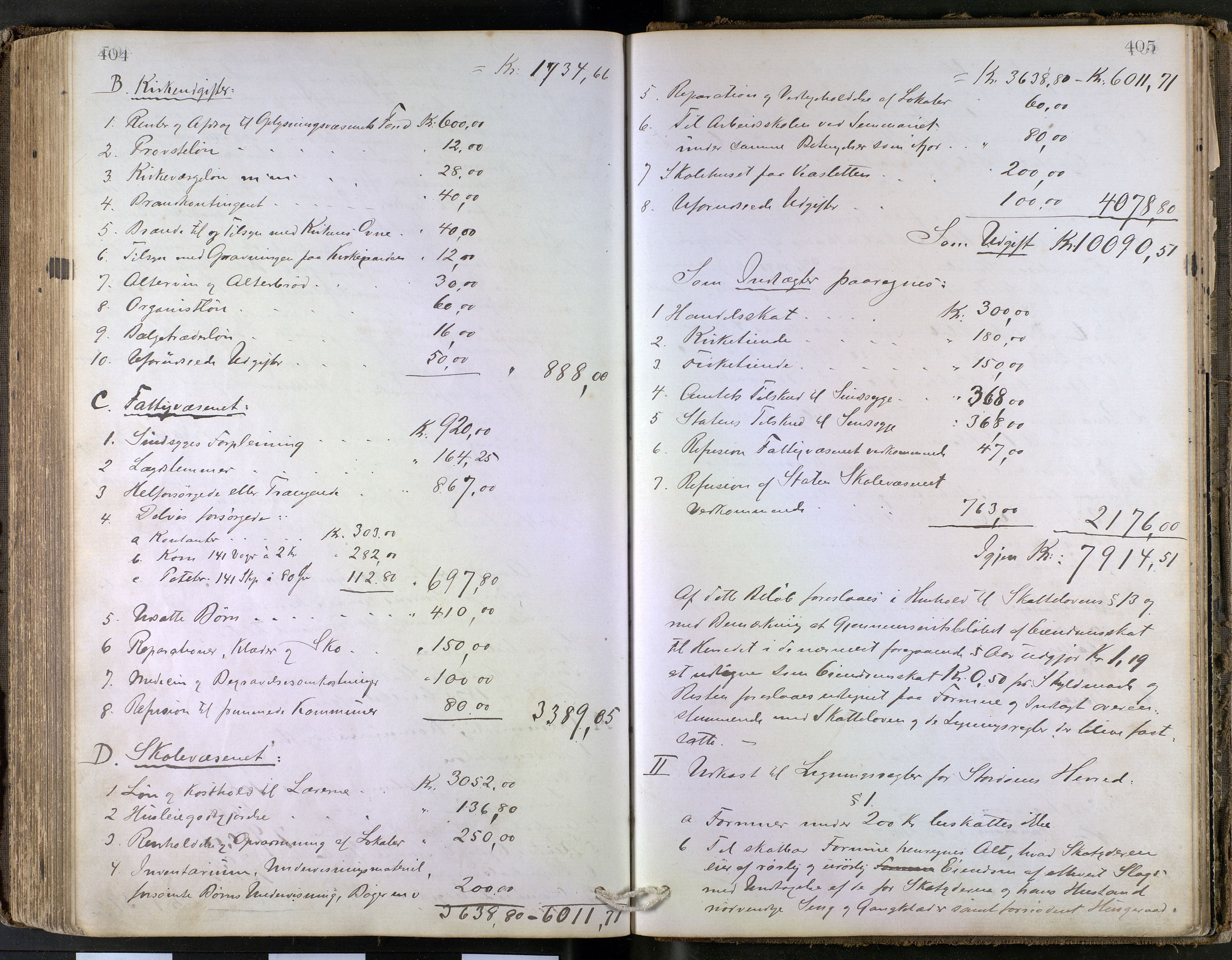 Stord kommune. Formannskapet, IKAH/1221-021/A/Aa/L0002: Møtebok for formannskapet og heradstyret , 1867-1896, p. 404-405