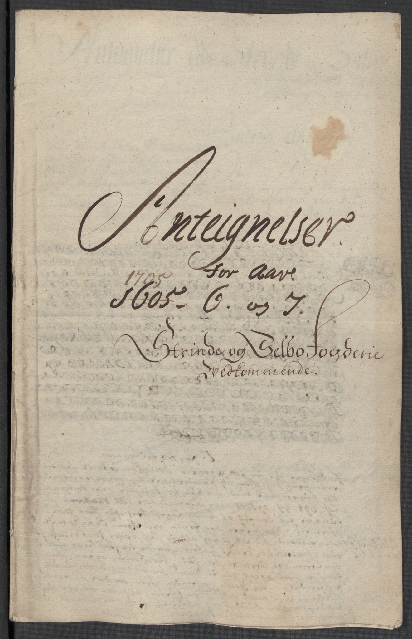 Rentekammeret inntil 1814, Reviderte regnskaper, Fogderegnskap, AV/RA-EA-4092/R61/L4110: Fogderegnskap Strinda og Selbu, 1707-1708, p. 208