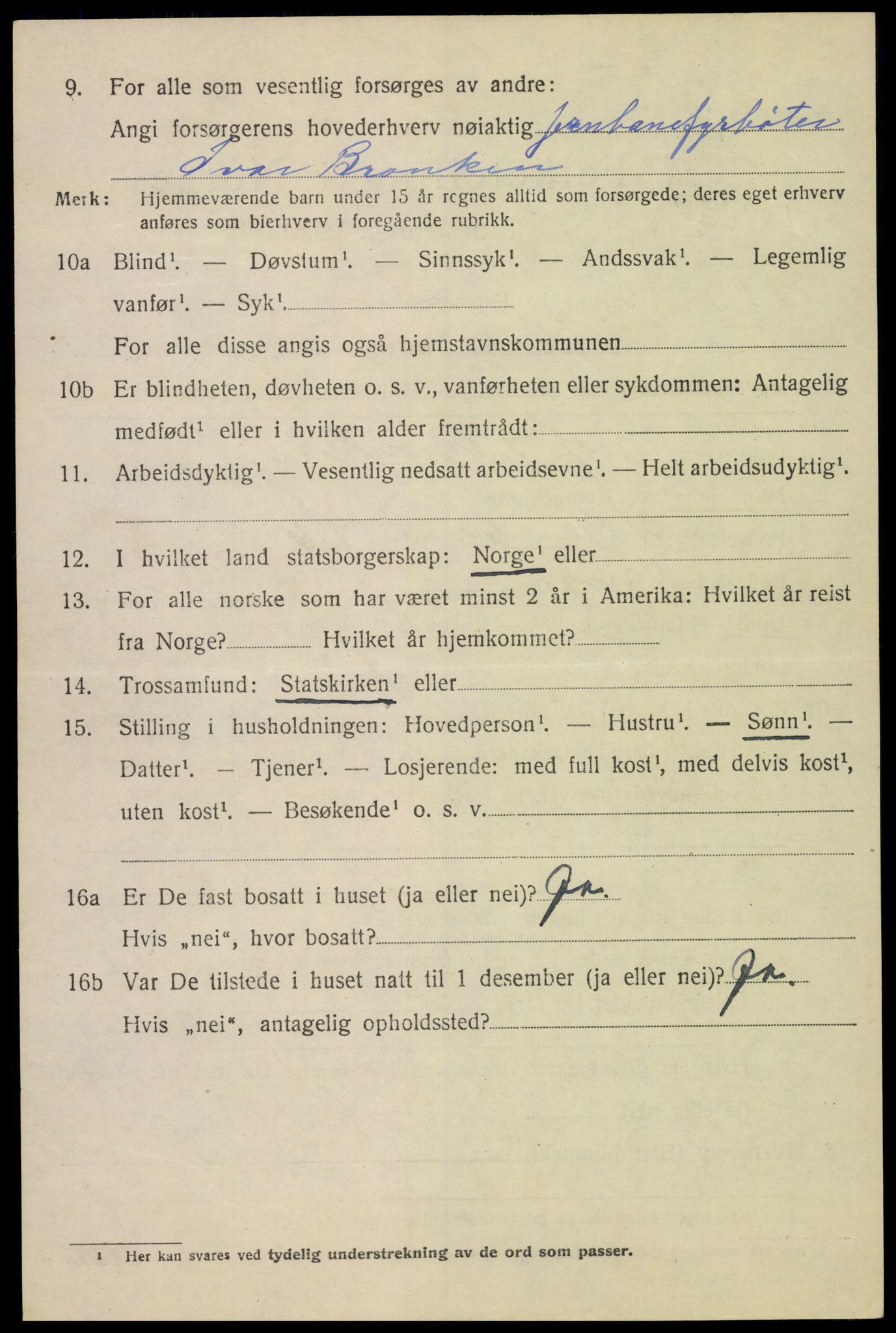 SAH, 1920 census for Vang (Hedmark), 1920, p. 7628