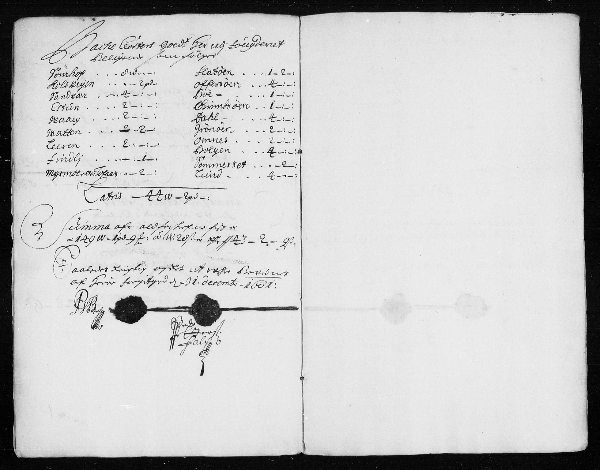 Rentekammeret inntil 1814, Reviderte regnskaper, Stiftamtstueregnskaper, Trondheim stiftamt og Nordland amt, AV/RA-EA-6044/R/Rh/L0008: Nordland amt, 1681