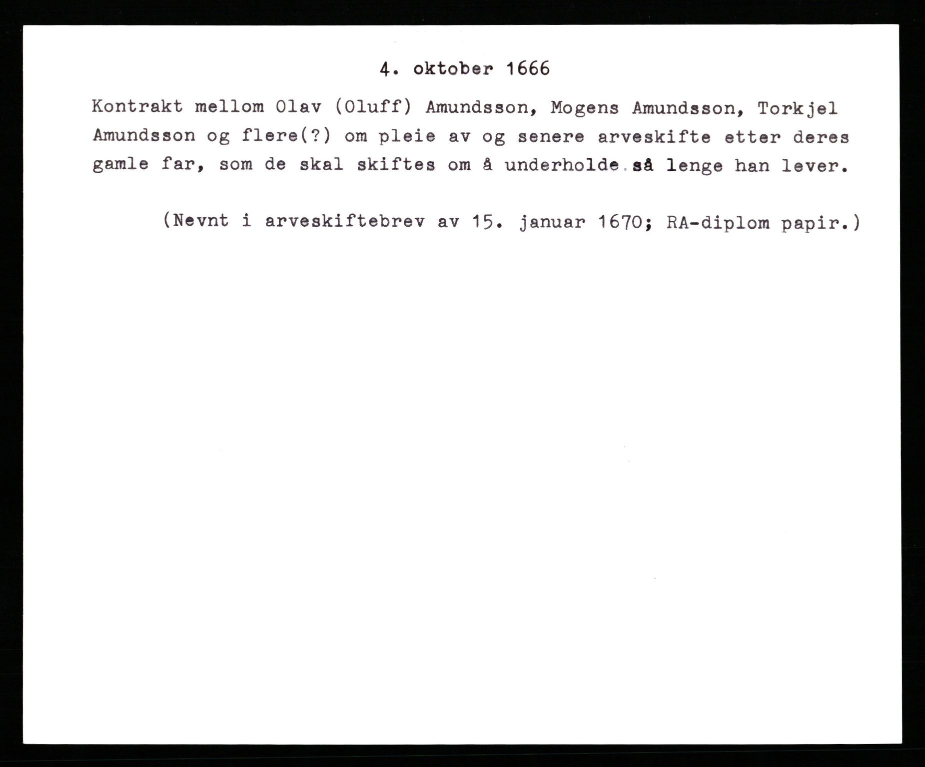 Riksarkivets diplomsamling, AV/RA-EA-5965/F35/F35b/L0010: Riksarkivets diplomer, seddelregister, 1656-1670, p. 529