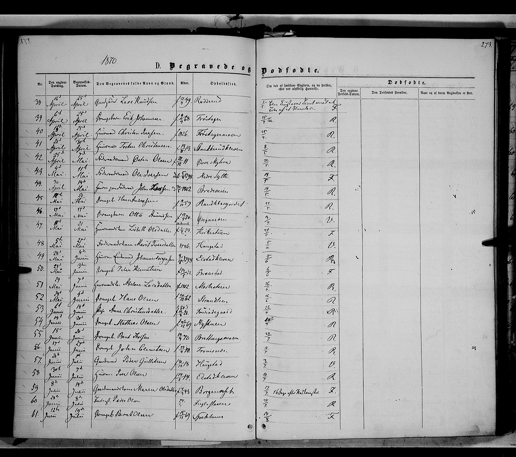 Ringebu prestekontor, AV/SAH-PREST-082/H/Ha/Haa/L0007: Parish register (official) no. 7, 1860-1877, p. 273