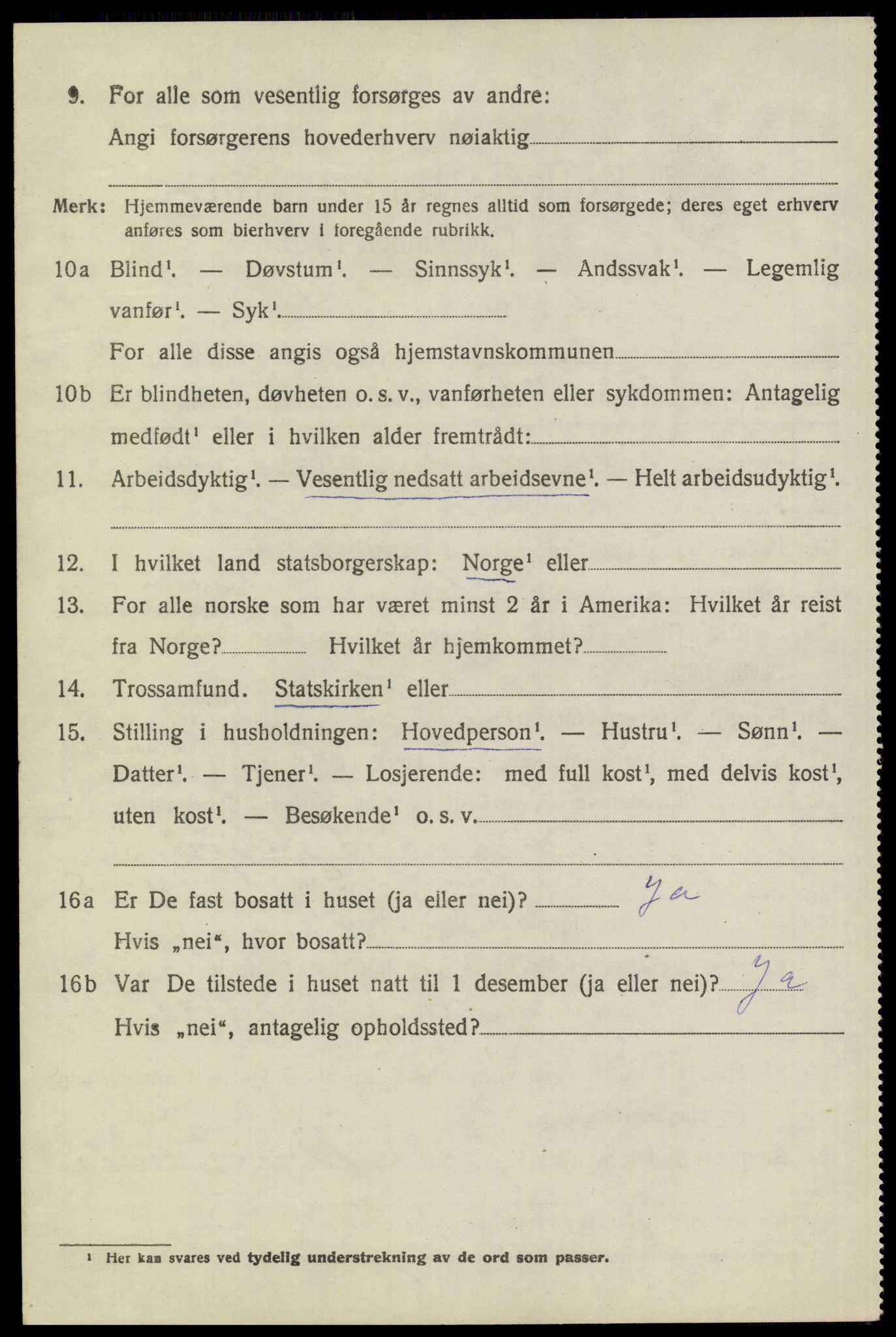 SAKO, 1920 census for Heddal, 1920, p. 5409