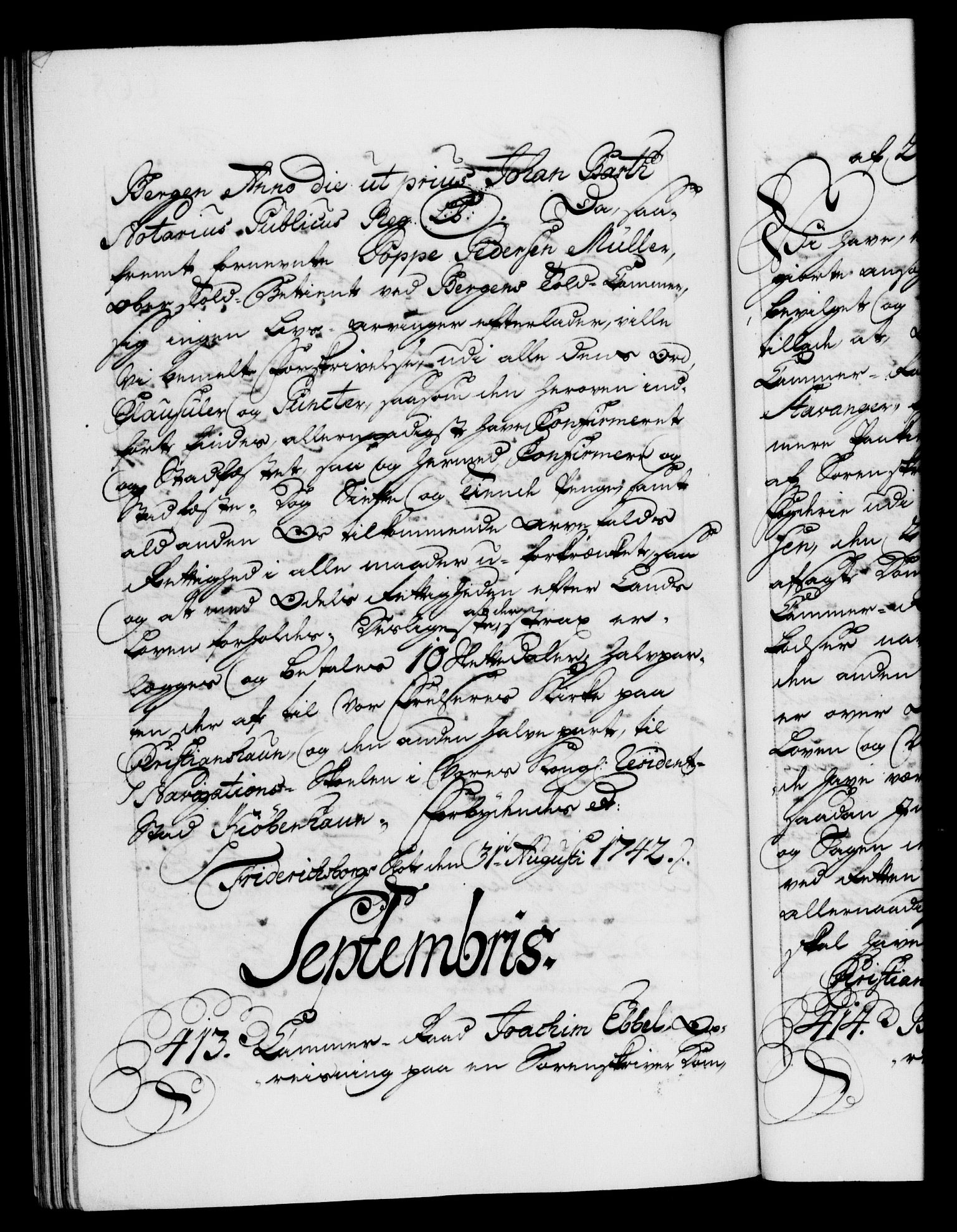 Danske Kanselli 1572-1799, AV/RA-EA-3023/F/Fc/Fca/Fcaa/L0032: Norske registre, 1741-1742, p. 668b