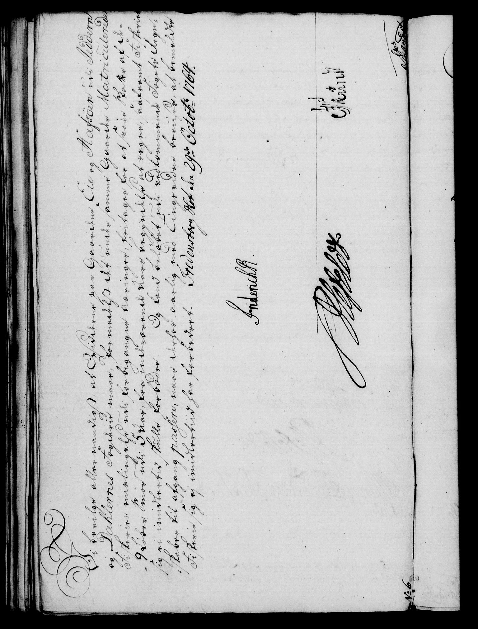 Rentekammeret, Kammerkanselliet, RA/EA-3111/G/Gf/Gfa/L0046: Norsk relasjons- og resolusjonsprotokoll (merket RK 52.46), 1764, p. 425