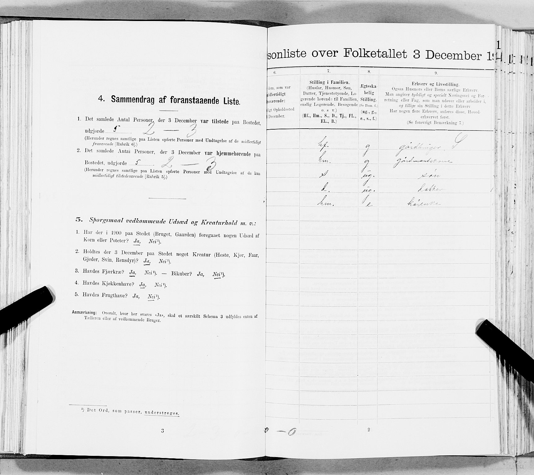 SAT, 1900 census for Vemundvik, 1900, p. 165