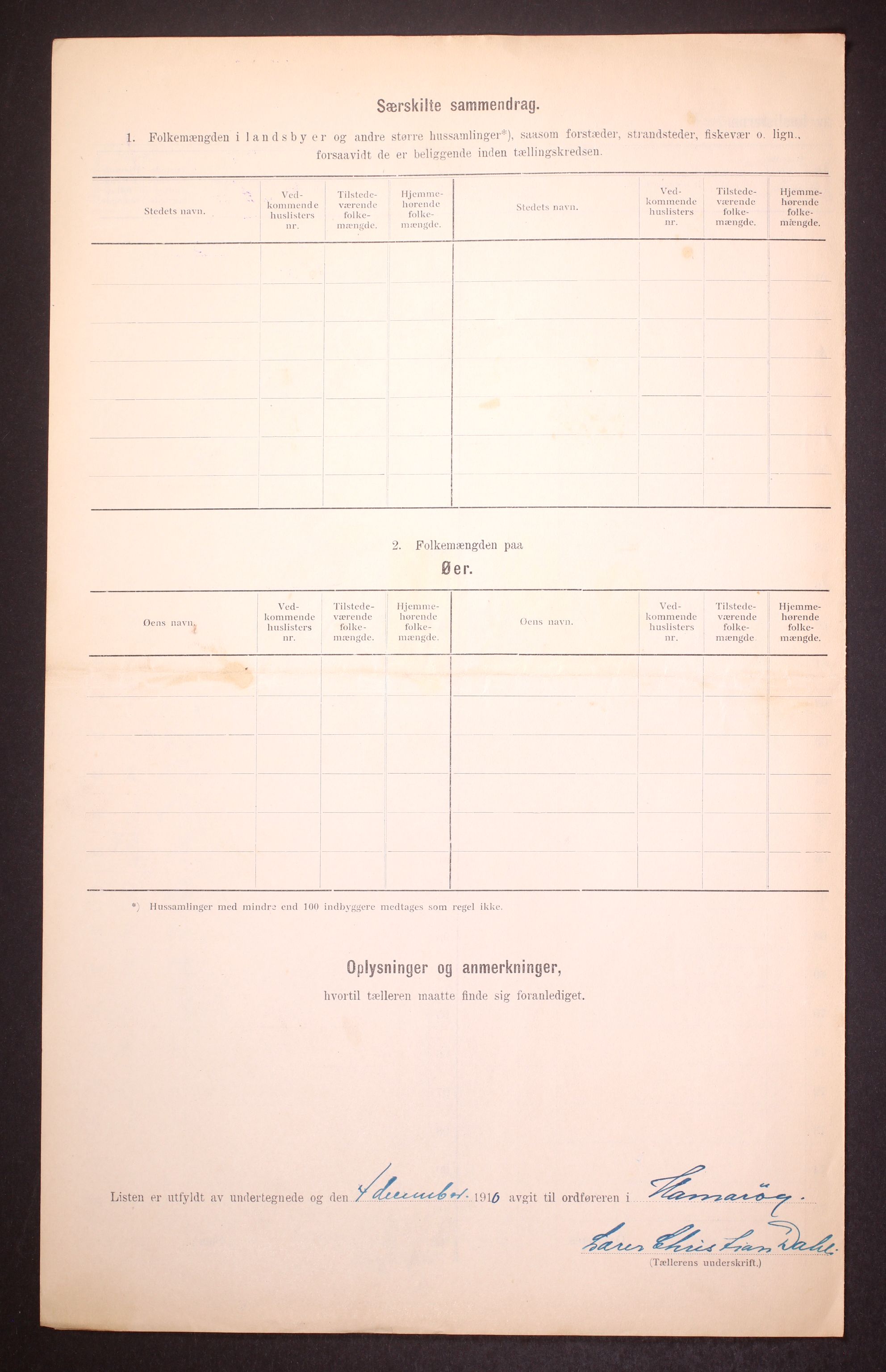 RA, 1910 census for Hamarøy, 1910, p. 6