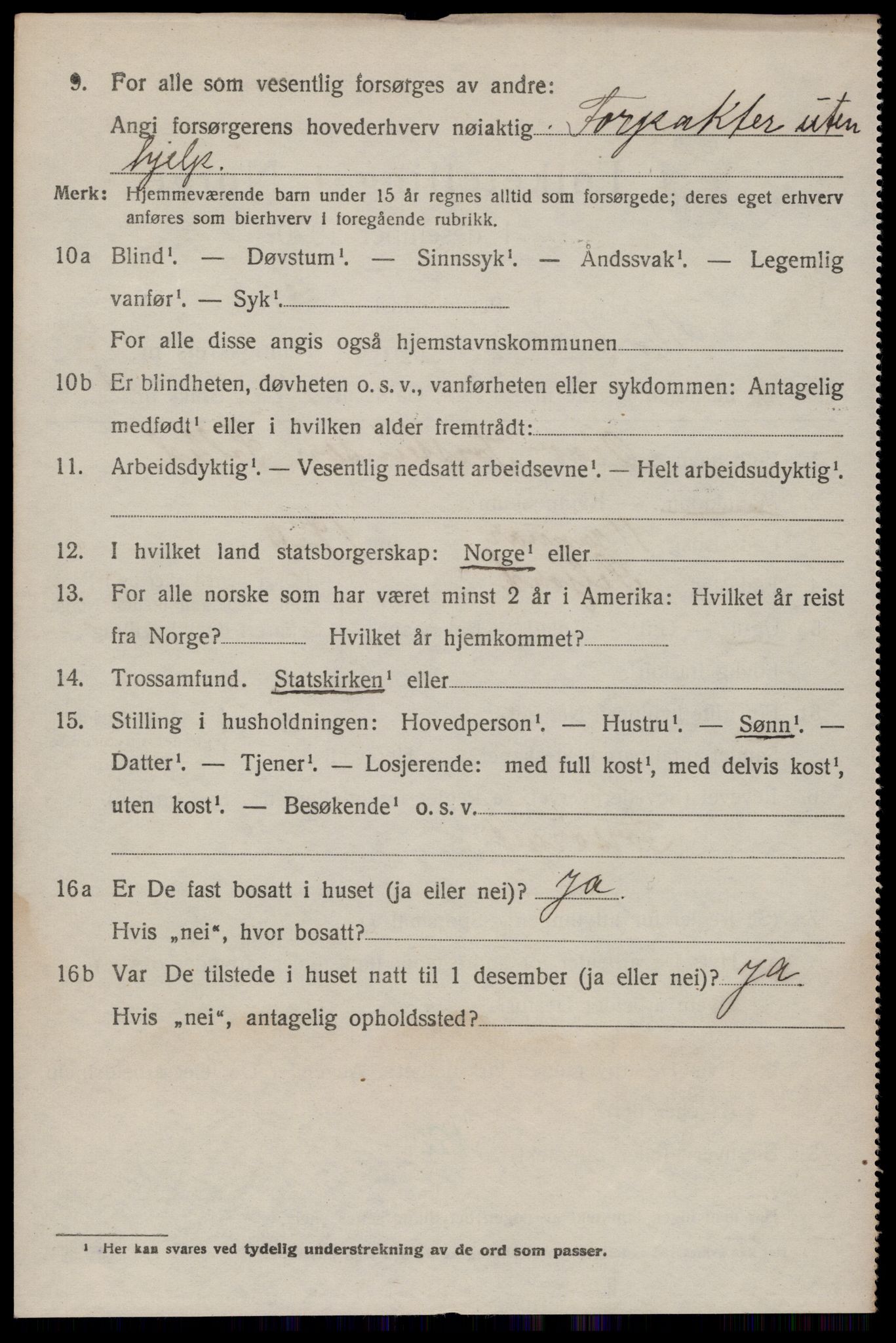 SAKO, 1920 census for Seljord, 1920, p. 6769