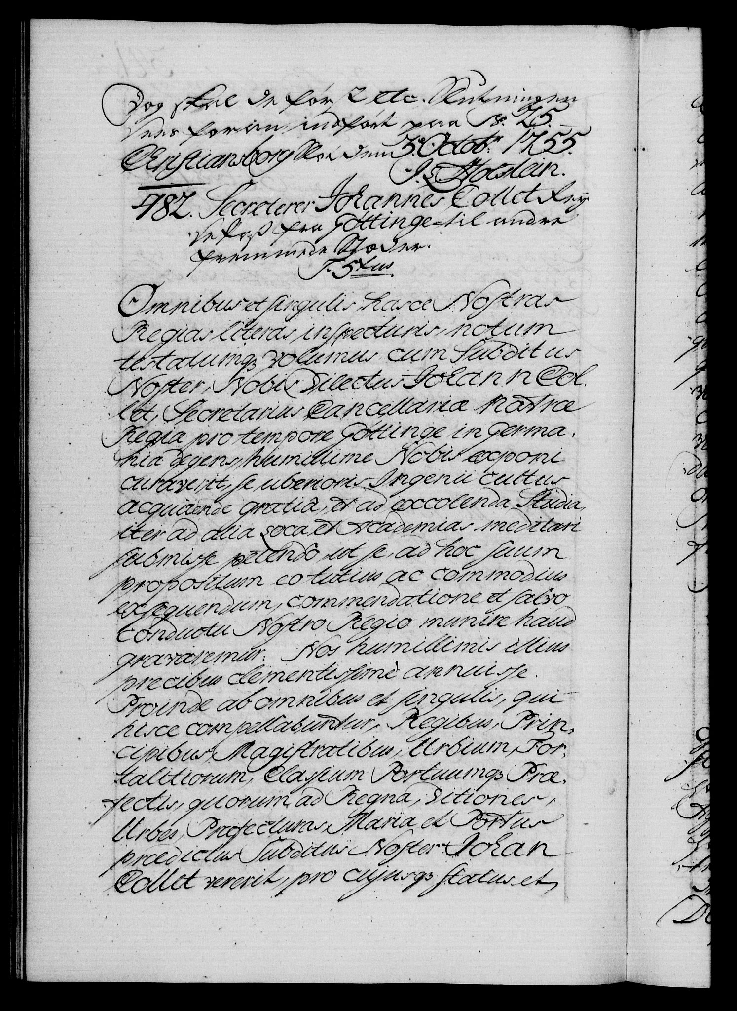 Danske Kanselli 1572-1799, AV/RA-EA-3023/F/Fc/Fca/Fcaa/L0039: Norske registre, 1755-1756, p. 341b