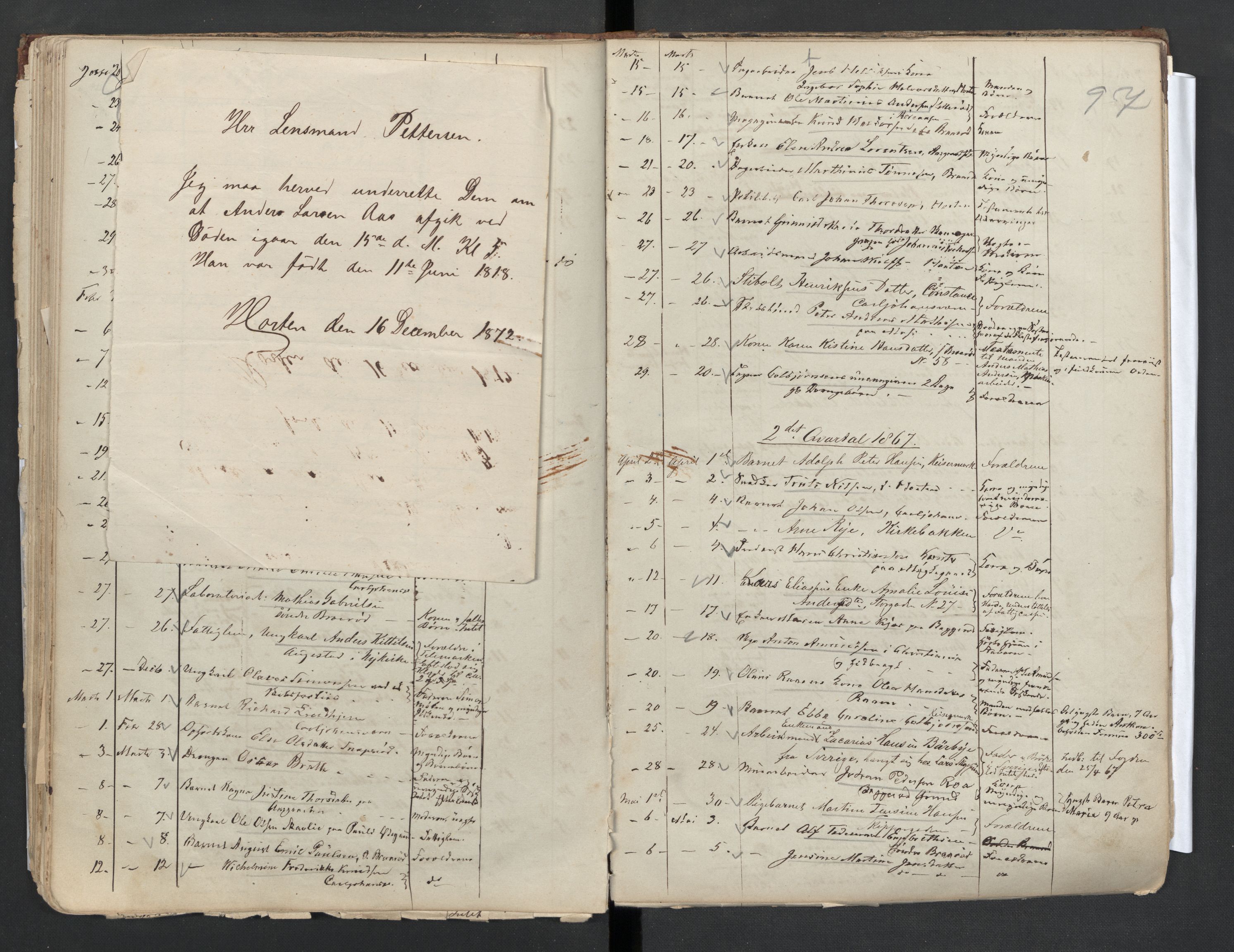Borre lensmannskontor, AV/SAKO-A-533/H/Ha/L0001A: Dødsfallsprotokoll, 1850-1875, p. 96-97