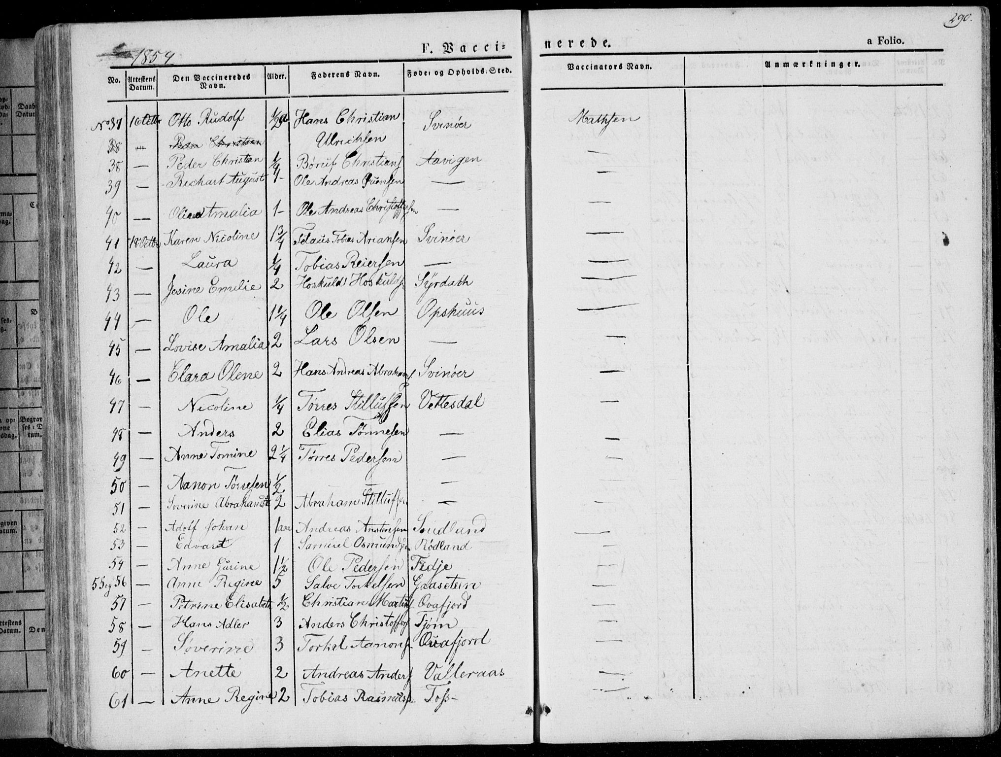 Sør-Audnedal sokneprestkontor, AV/SAK-1111-0039/F/Fa/Fab/L0006: Parish register (official) no. A 6, 1829-1855, p. 290