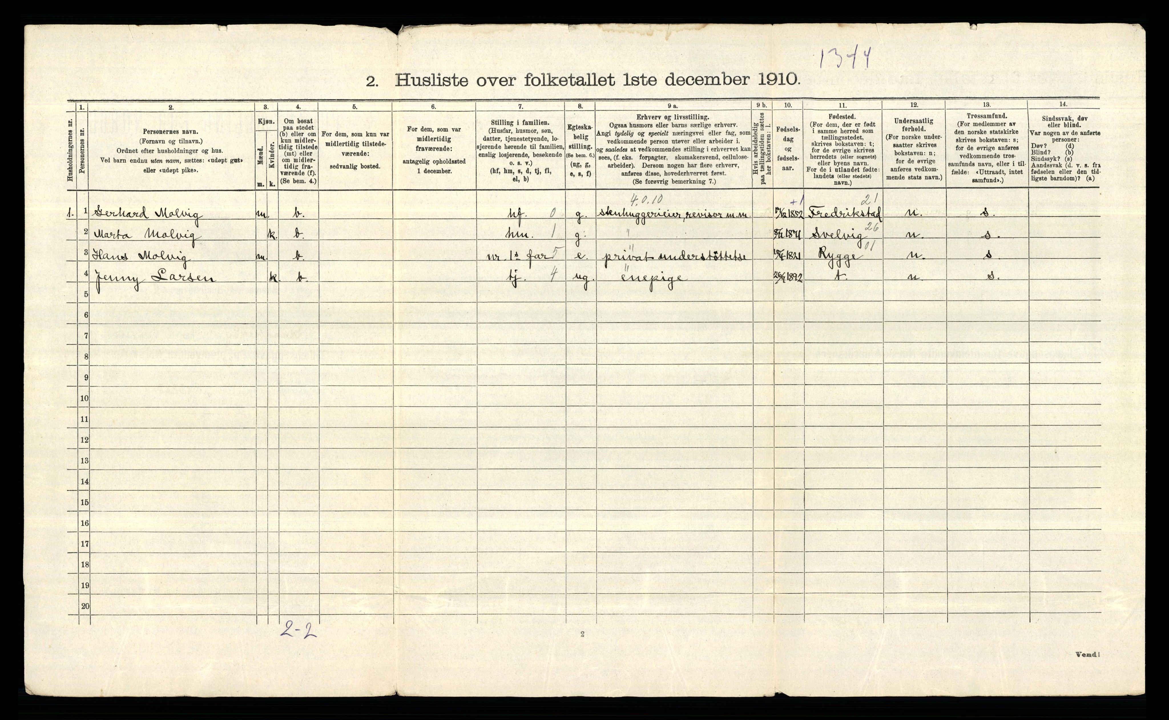 RA, 1910 census for Kråkerøy, 1910, p. 35