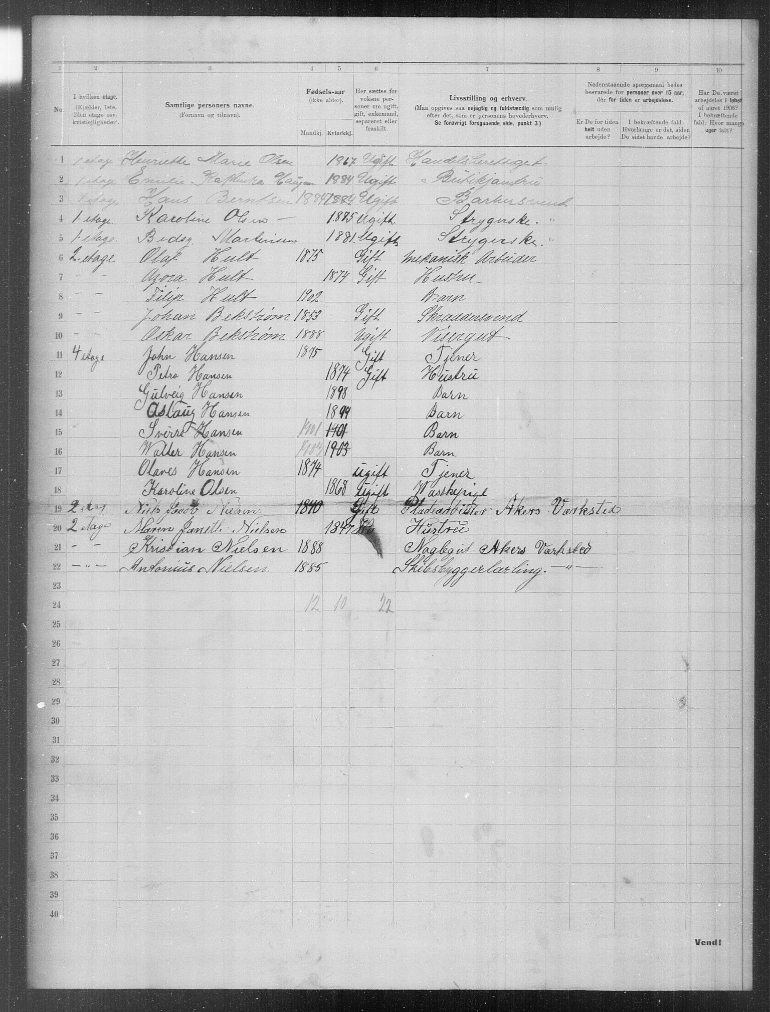 OBA, Municipal Census 1903 for Kristiania, 1903, p. 18426