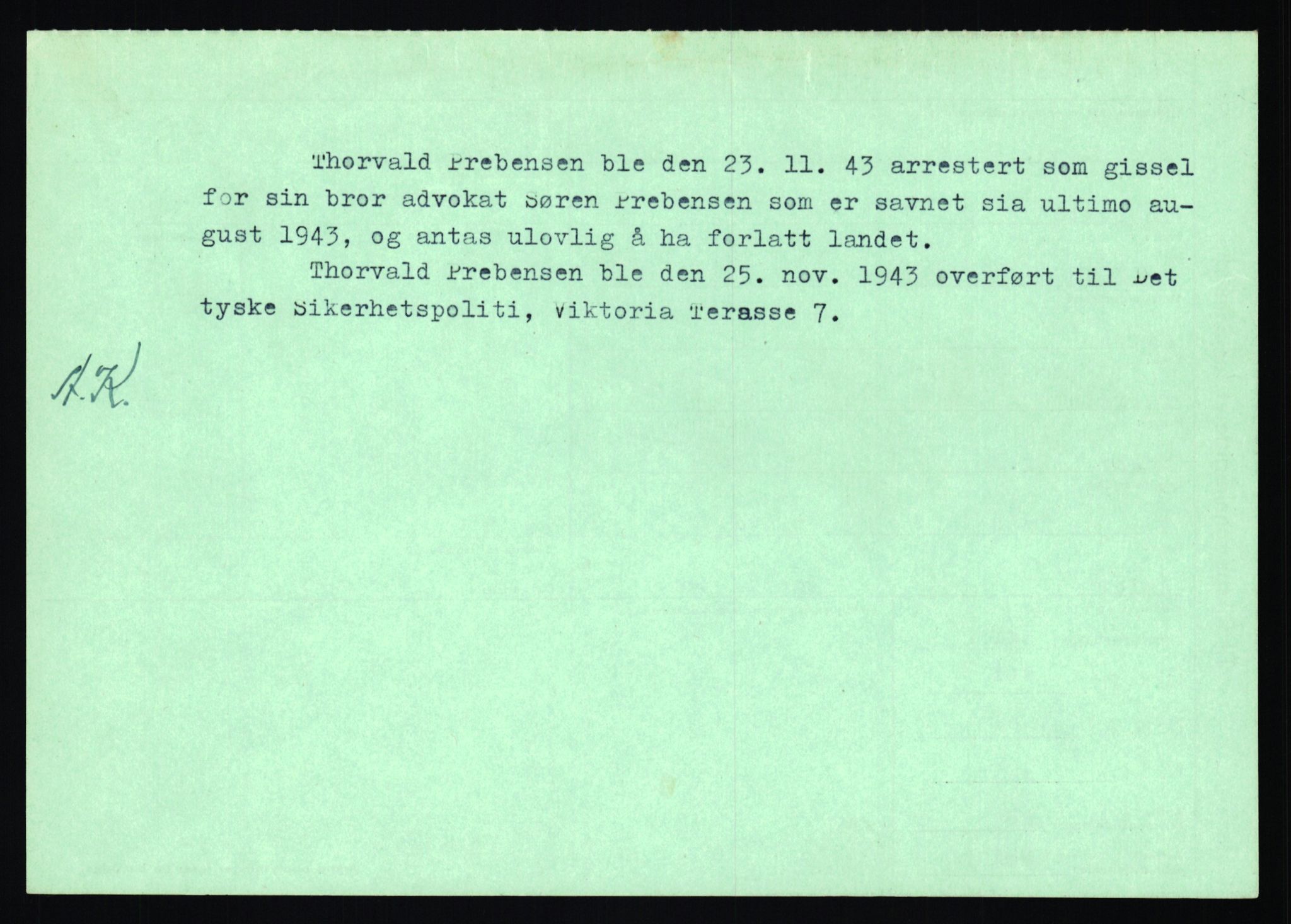 Statspolitiet - Hovedkontoret / Osloavdelingen, AV/RA-S-1329/C/Ca/L0012: Oanæs - Quistgaard	, 1943-1945, p. 4772