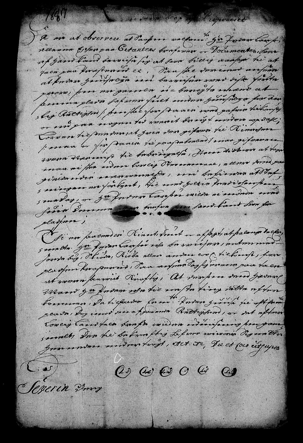 Stattholderembetet 1572-1771, AV/RA-EA-2870/Af/L0002: Avskrifter av vedlegg til originale supplikker, nummerert i samsvar med supplikkbøkene, 1687-1689, p. 81
