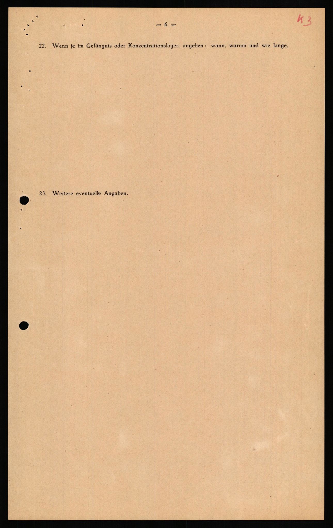 Forsvaret, Forsvarets overkommando II, AV/RA-RAFA-3915/D/Db/L0018: CI Questionaires. Tyske okkupasjonsstyrker i Norge. Tyskere., 1945-1946, p. 369