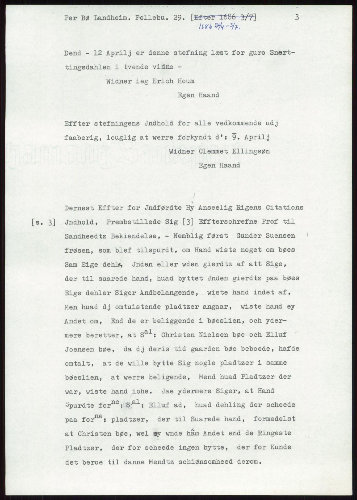 Samlinger til kildeutgivelse, Diplomavskriftsamlingen, AV/RA-EA-4053/H/Ha, p. 3144