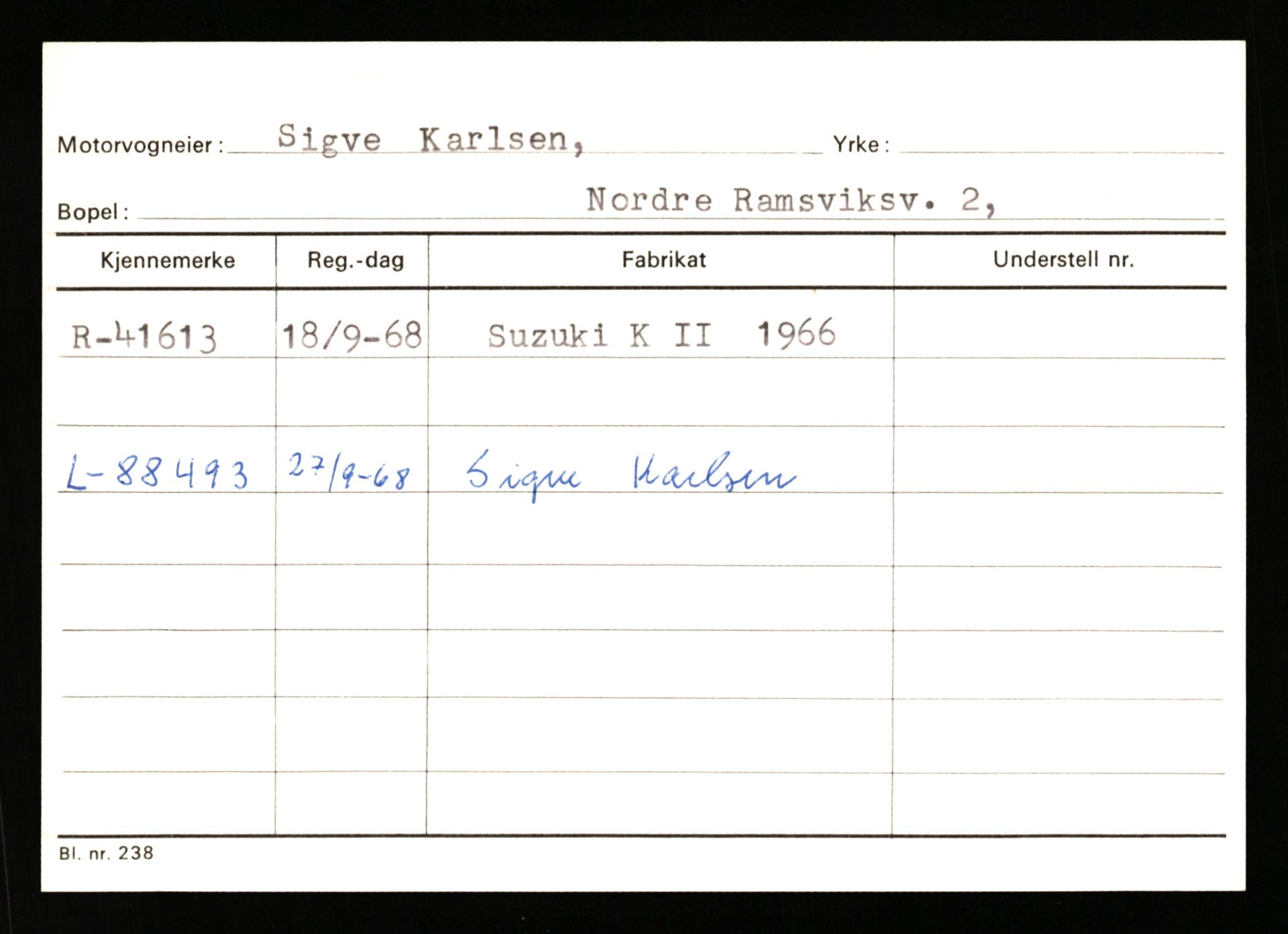 Stavanger trafikkstasjon, AV/SAST-A-101942/0/G/L0006: Registreringsnummer: 34250 - 49007, 1930-1971, p. 1965