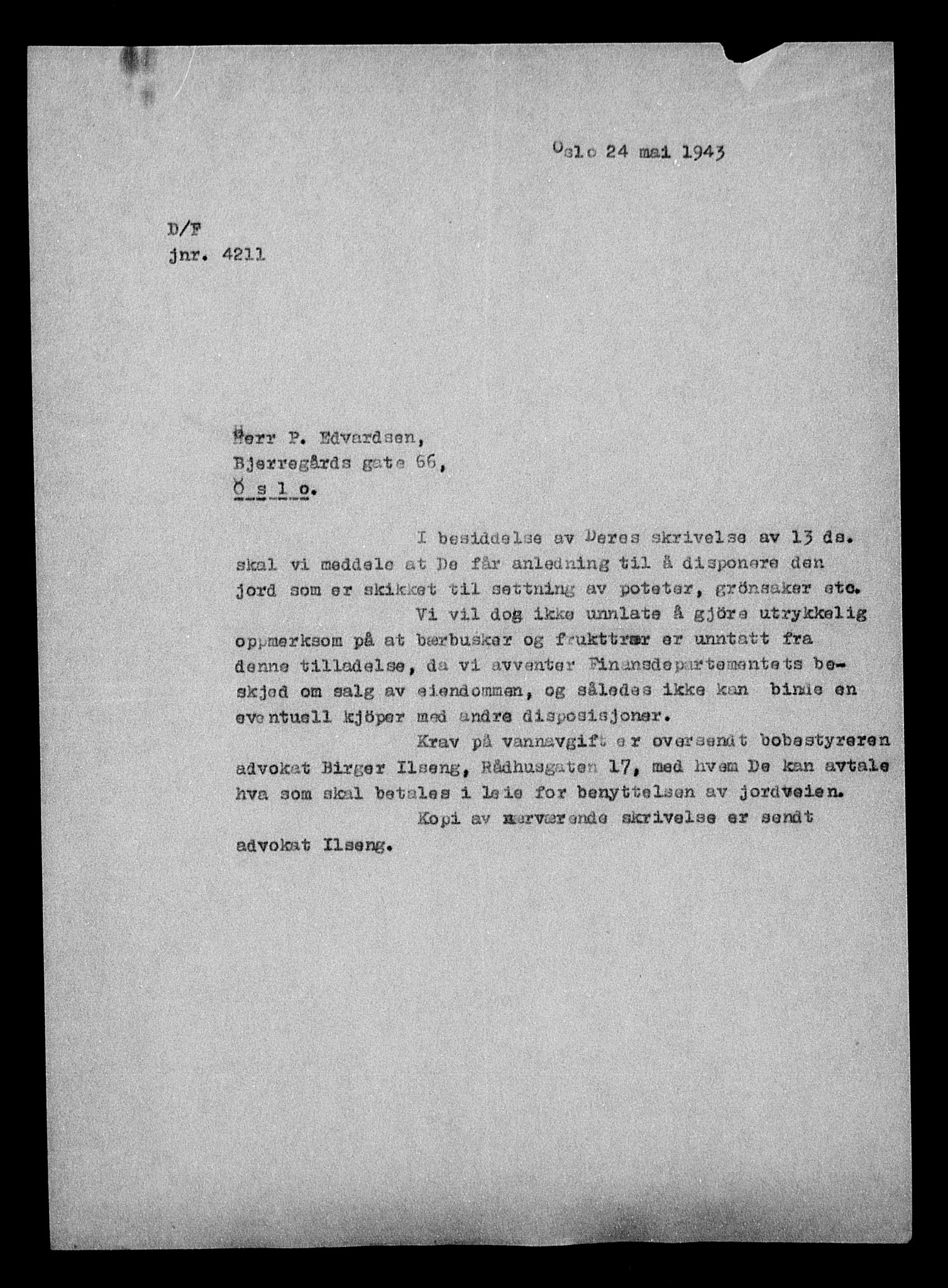 Justisdepartementet, Tilbakeføringskontoret for inndratte formuer, AV/RA-S-1564/H/Hc/Hcc/L0948: --, 1945-1947, p. 112