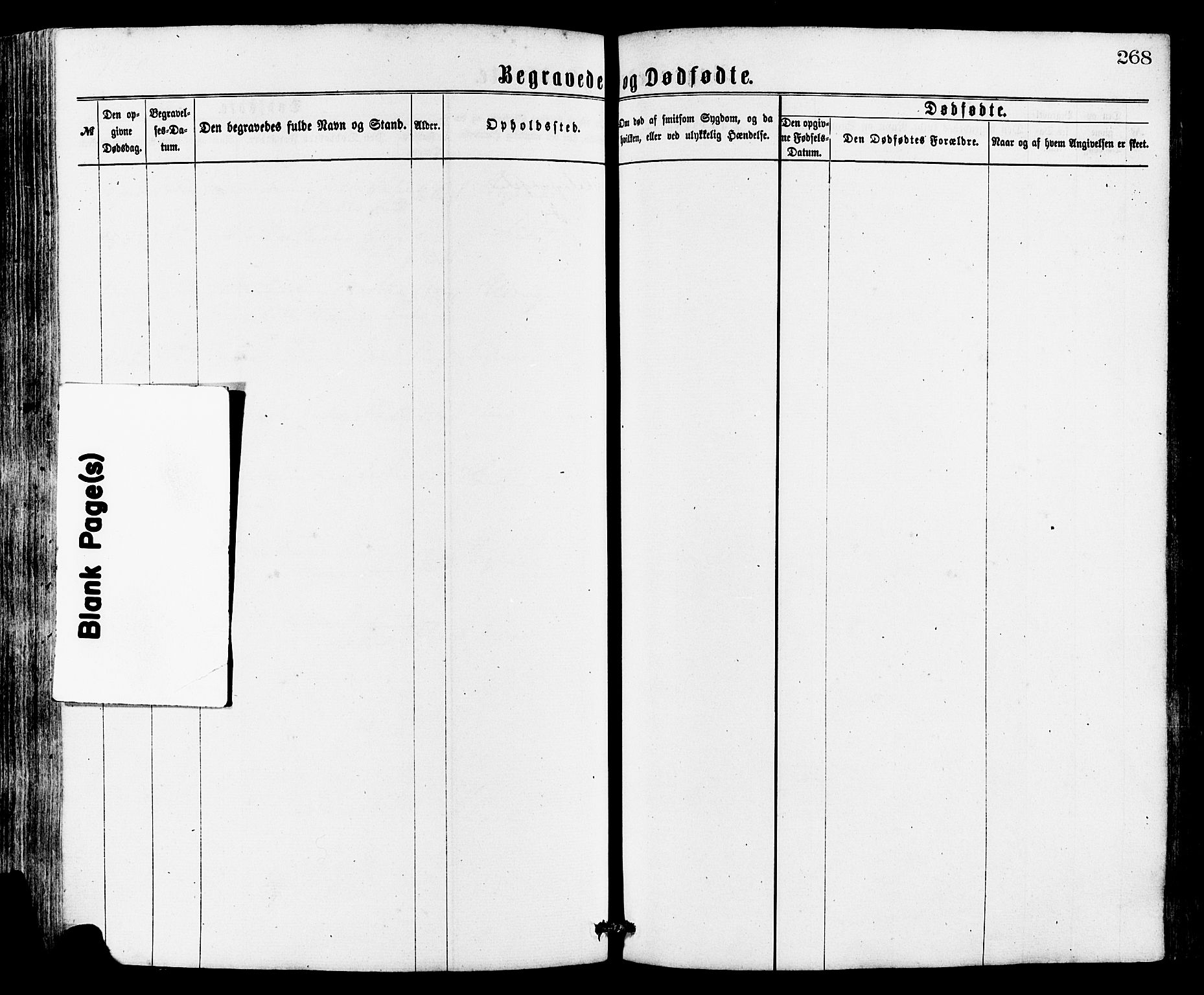 Avaldsnes sokneprestkontor, AV/SAST-A -101851/H/Ha/Haa/L0012: Parish register (official) no. A 12, 1865-1880, p. 268