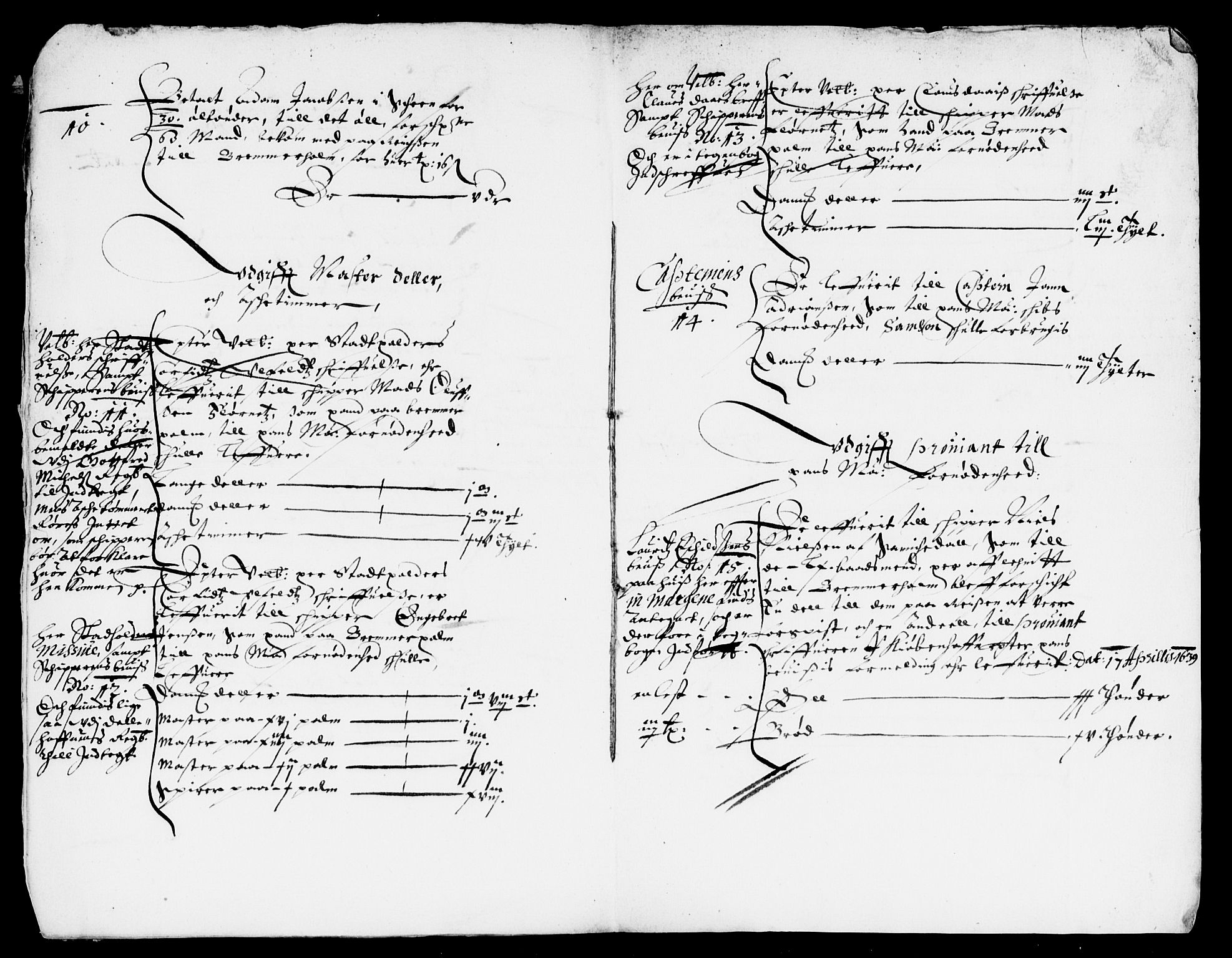 Rentekammeret inntil 1814, Reviderte regnskaper, Lensregnskaper, AV/RA-EA-5023/R/Rb/Rbp/L0021: Bratsberg len, 1637-1639