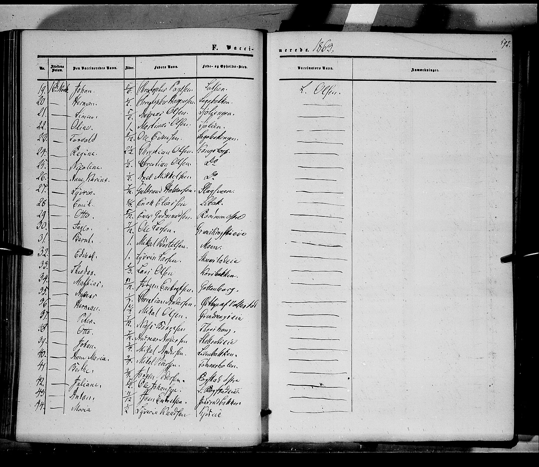 Løten prestekontor, AV/SAH-PREST-022/K/Ka/L0008: Parish register (official) no. 8, 1860-1877, p. 592