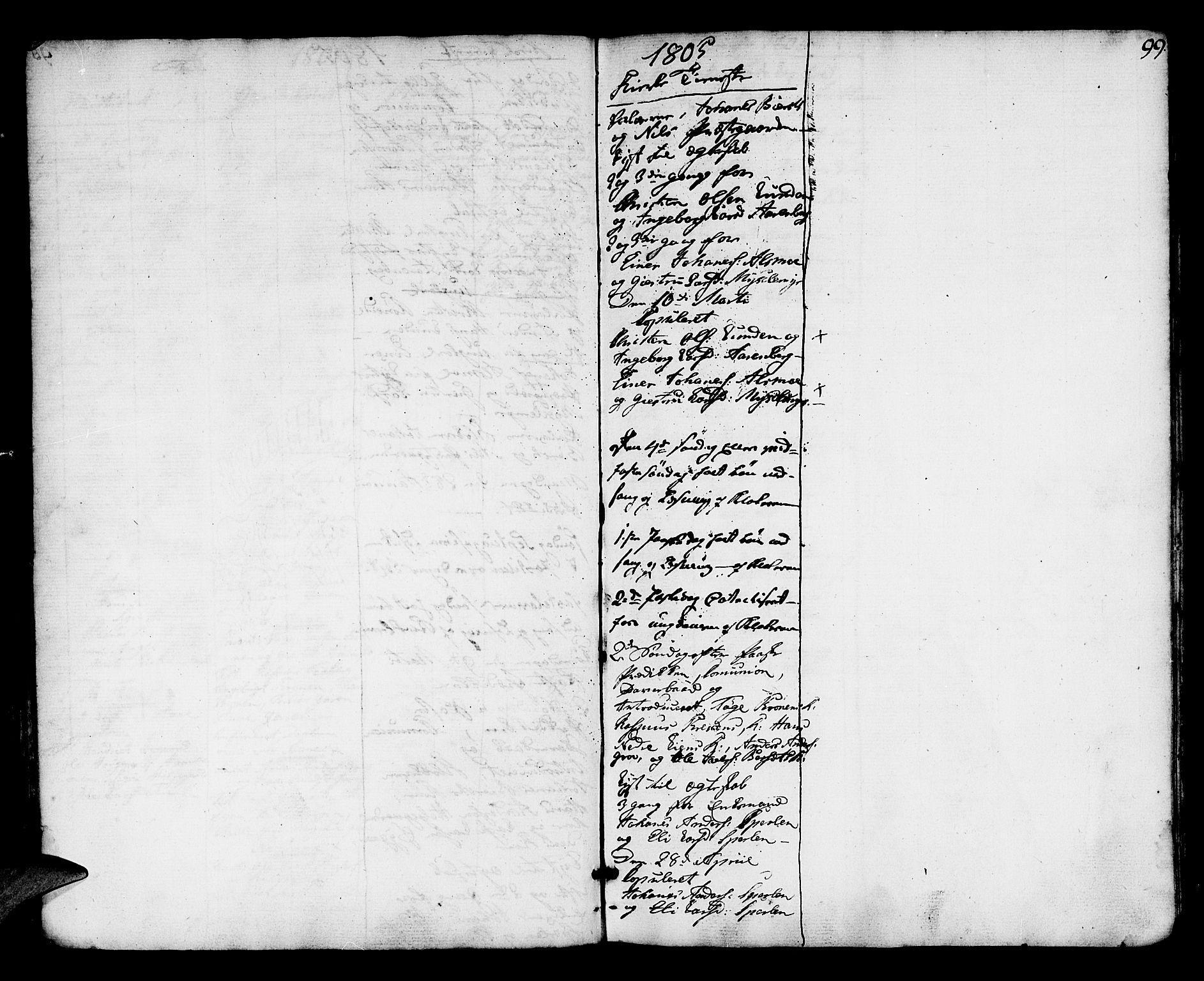 Jostedal sokneprestembete, AV/SAB-A-80601/H/Haa/Haaa/L0002: Parish register (official) no. A 2, 1770-1806, p. 99