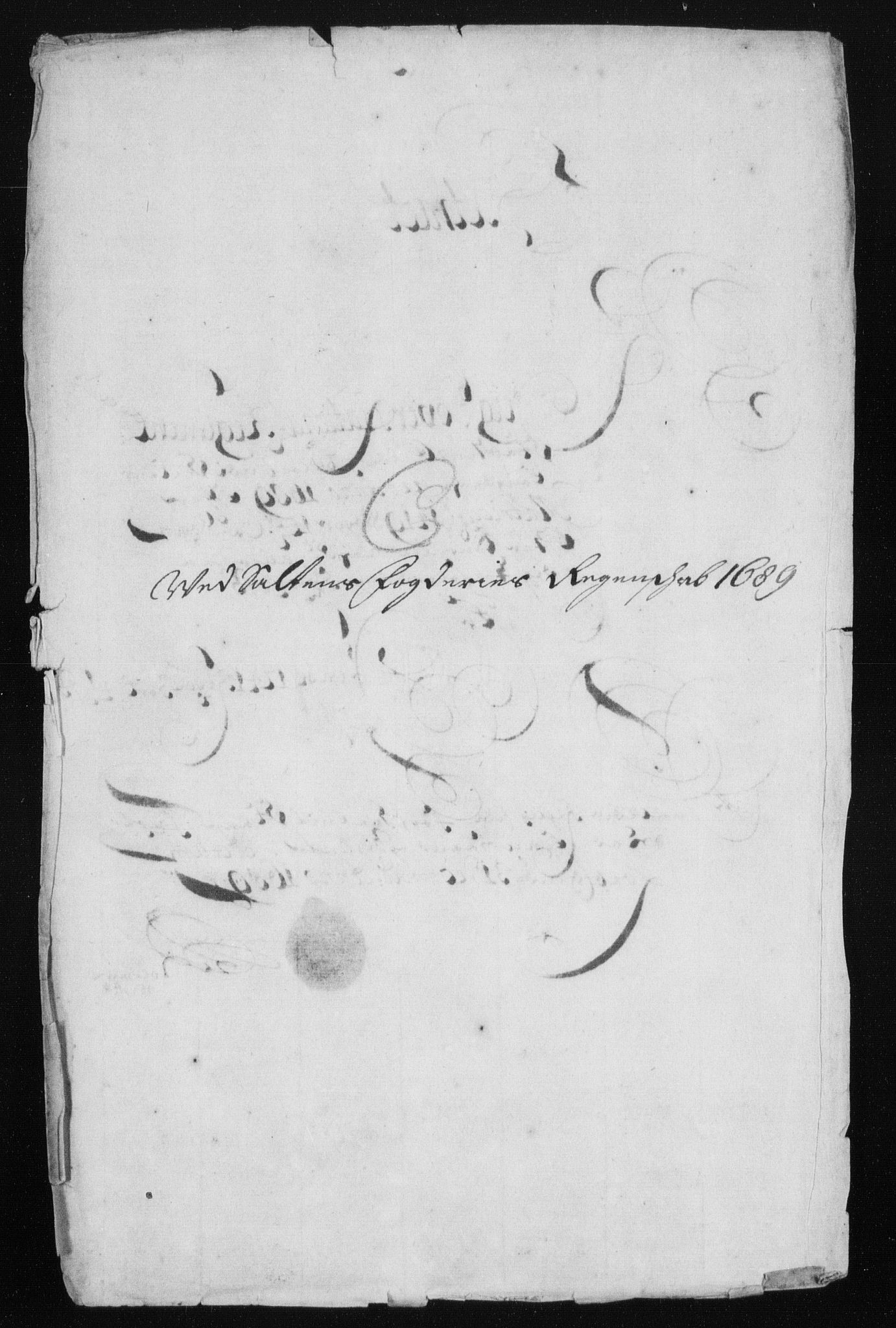 Rentekammeret inntil 1814, Reviderte regnskaper, Stiftamtstueregnskaper, Trondheim stiftamt og Nordland amt, AV/RA-EA-6044/R/Rh/L0013: Nordland amt, 1689