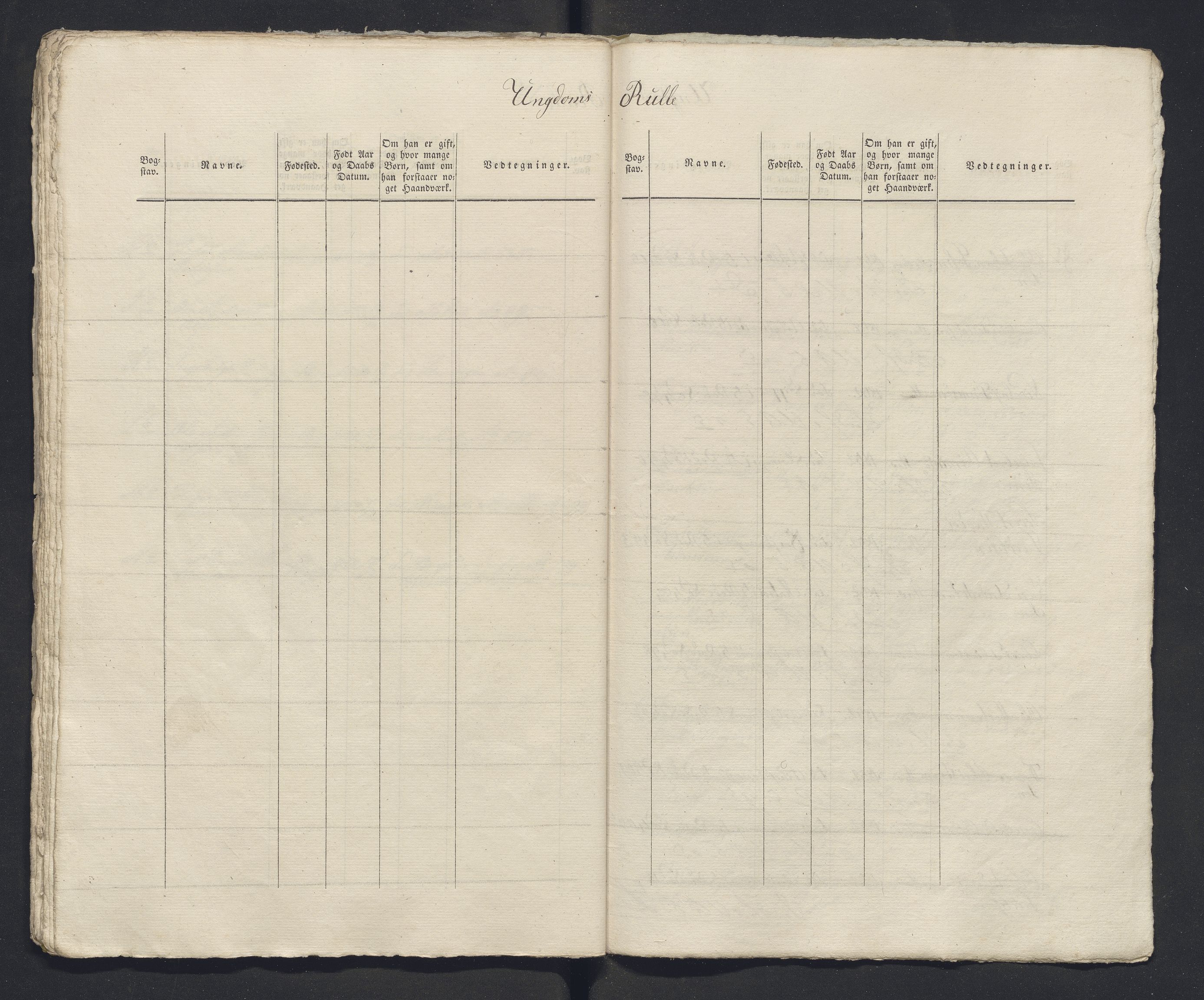 Innrulleringssjefen i Bergen, Avd. III. Bergen og Stavanger 1805-1850, AV/SAB-A-100467/H/Ha/L0009: Mannskapsruller, 1851-1852, p. 354