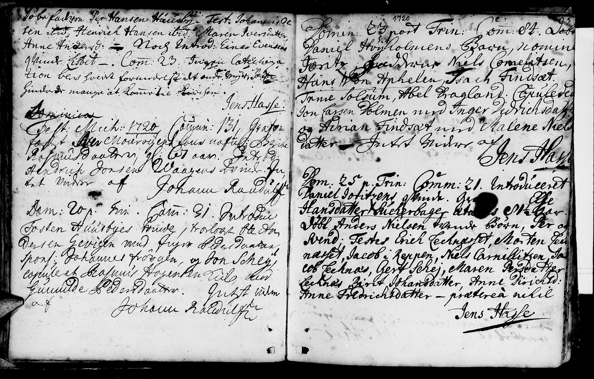 Ministerialprotokoller, klokkerbøker og fødselsregistre - Nord-Trøndelag, AV/SAT-A-1458/788/L0694: Parish register (official) no. 788A01, 1710-1805