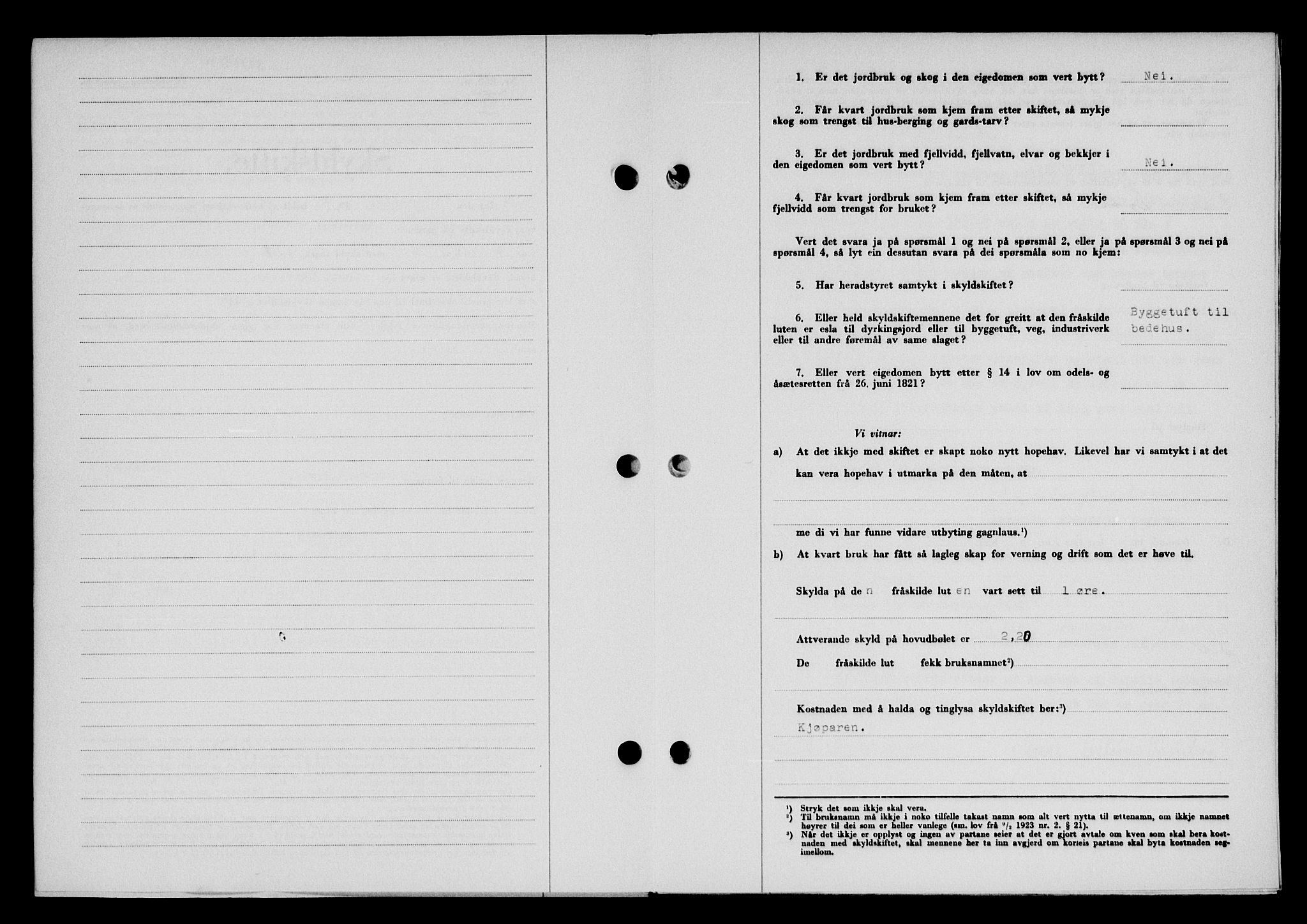Karmsund sorenskriveri, SAST/A-100311/01/II/IIB/L0101: Mortgage book no. 81A, 1950-1951, Diary no: : 3240/1950