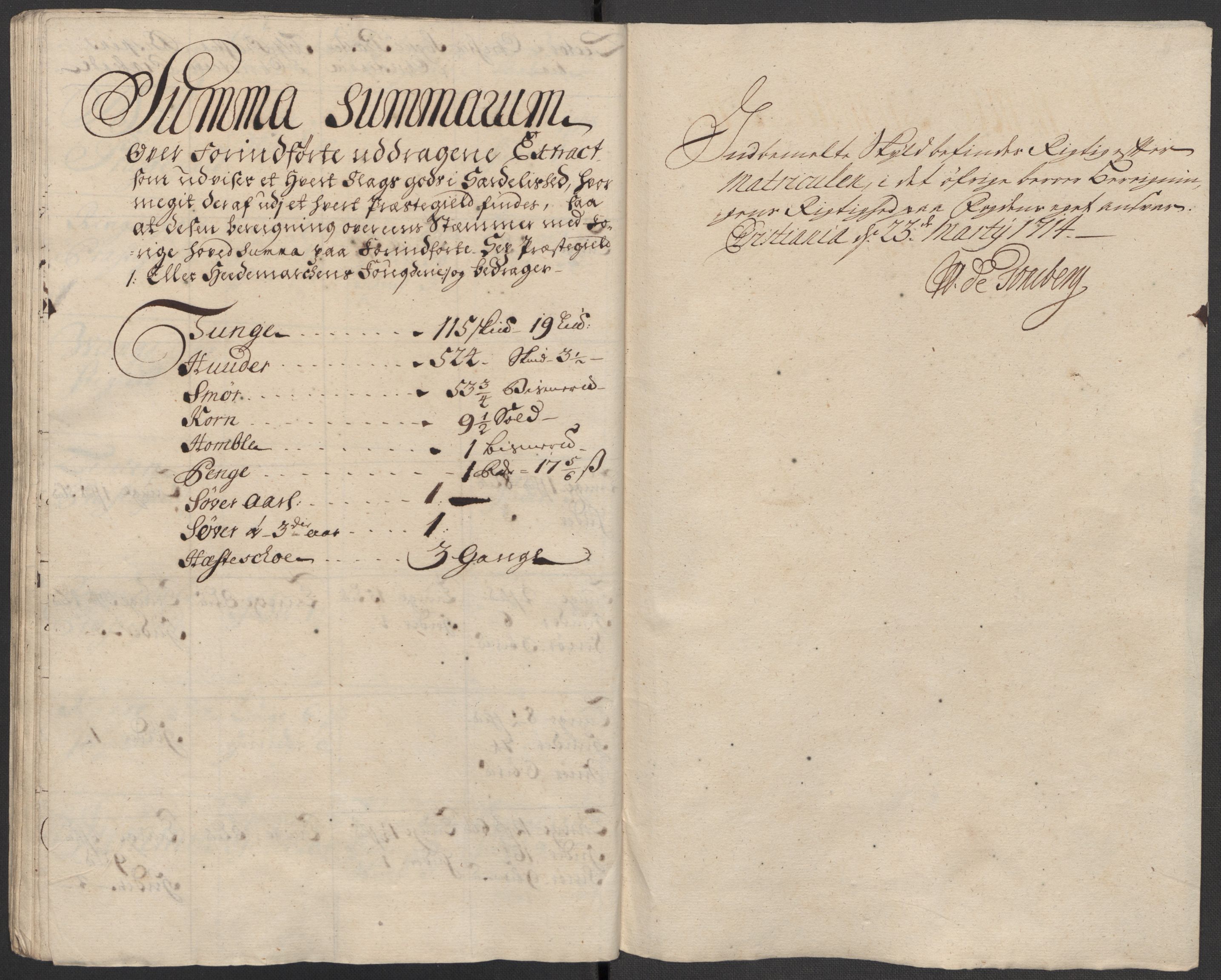 Rentekammeret inntil 1814, Reviderte regnskaper, Fogderegnskap, AV/RA-EA-4092/R16/L1050: Fogderegnskap Hedmark, 1713, p. 431