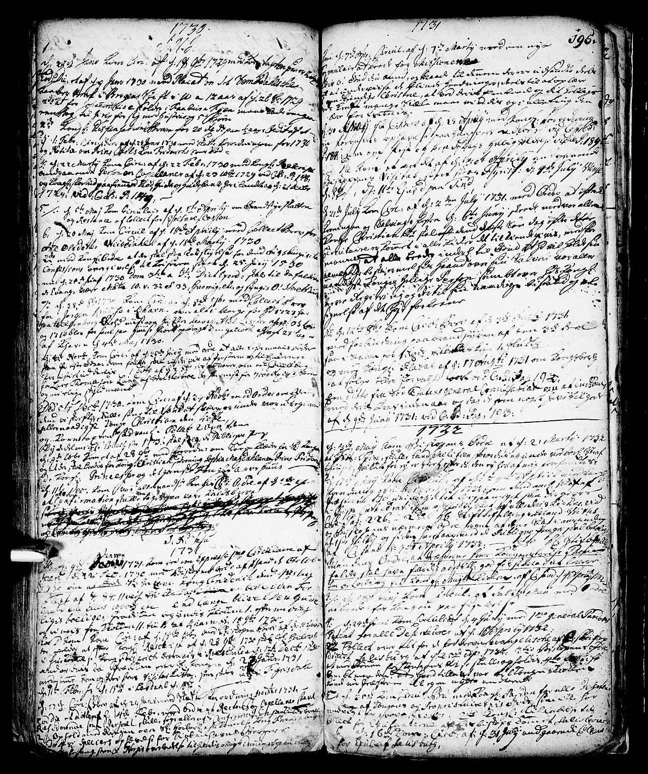 Vinje kirkebøker, SAKO/A-312/F/Fa/L0001: Parish register (official) no. I 1, 1717-1766, p. 195