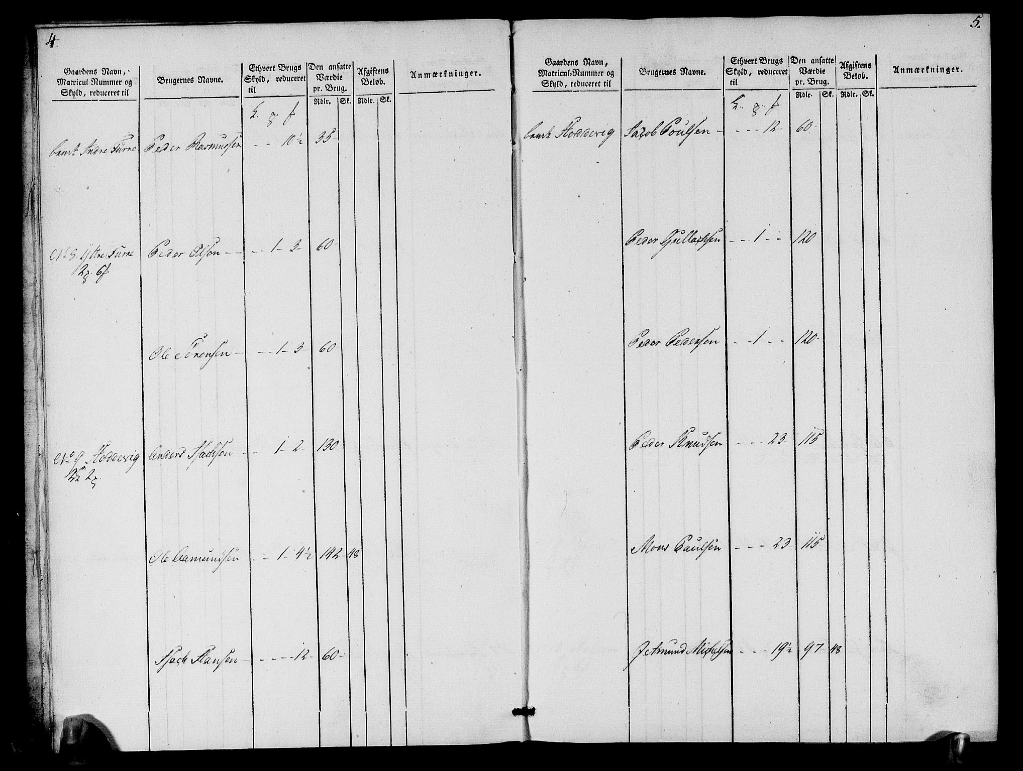 Rentekammeret inntil 1814, Realistisk ordnet avdeling, AV/RA-EA-4070/N/Ne/Nea/L0121: Sunn- og Nordfjord fogderi. Oppebørselsregister, 1803-1804, p. 5