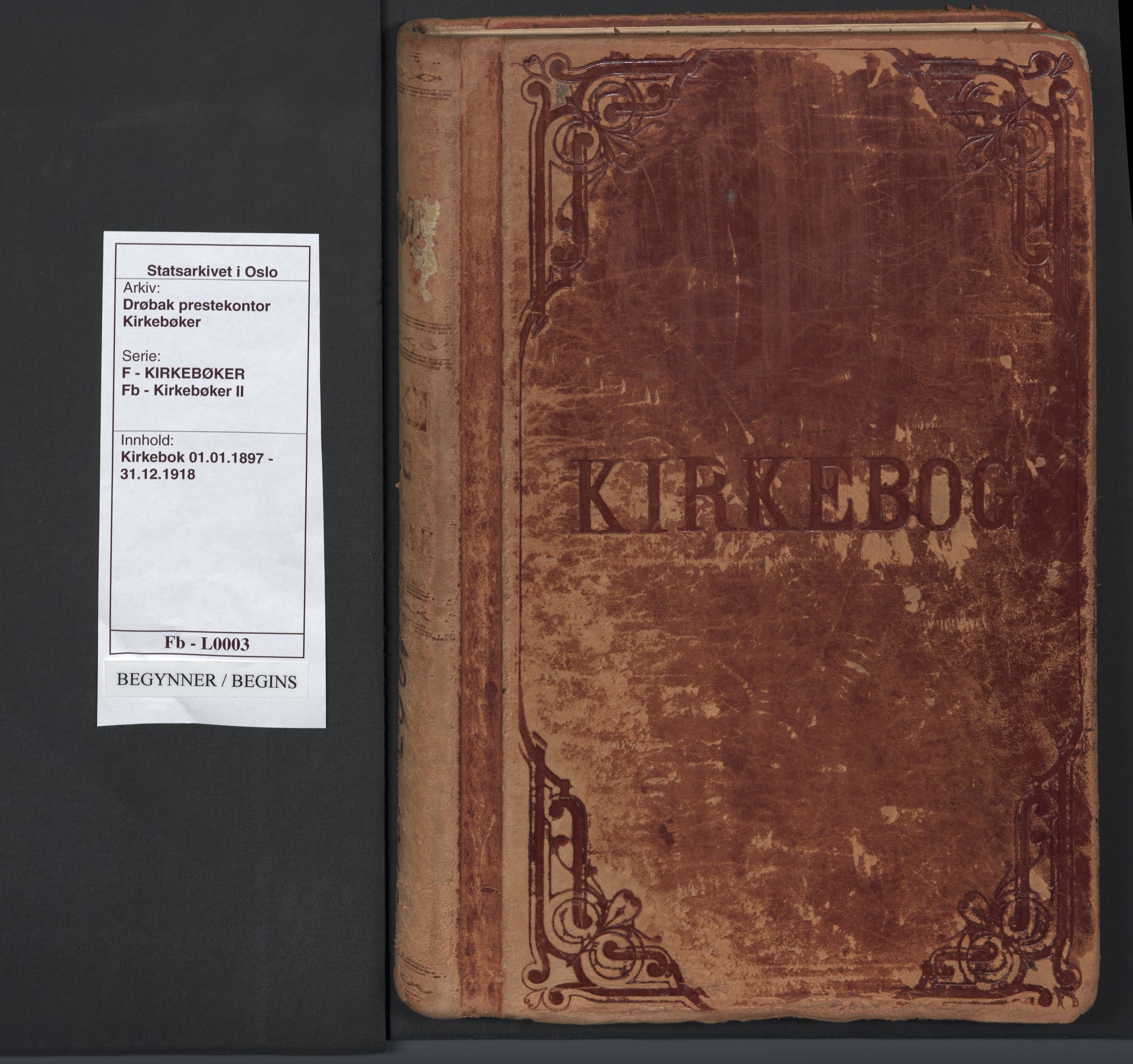 Drøbak prestekontor Kirkebøker, SAO/A-10142a/F/Fb/L0003: Parish register (official) no. II 3, 1897-1918