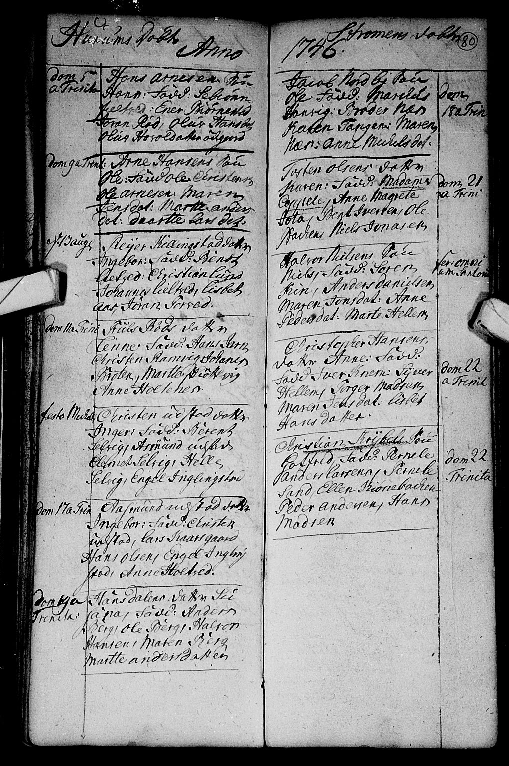 Hurum kirkebøker, AV/SAKO-A-229/F/Fa/L0002: Parish register (official) no. 2, 1733-1757, p. 80