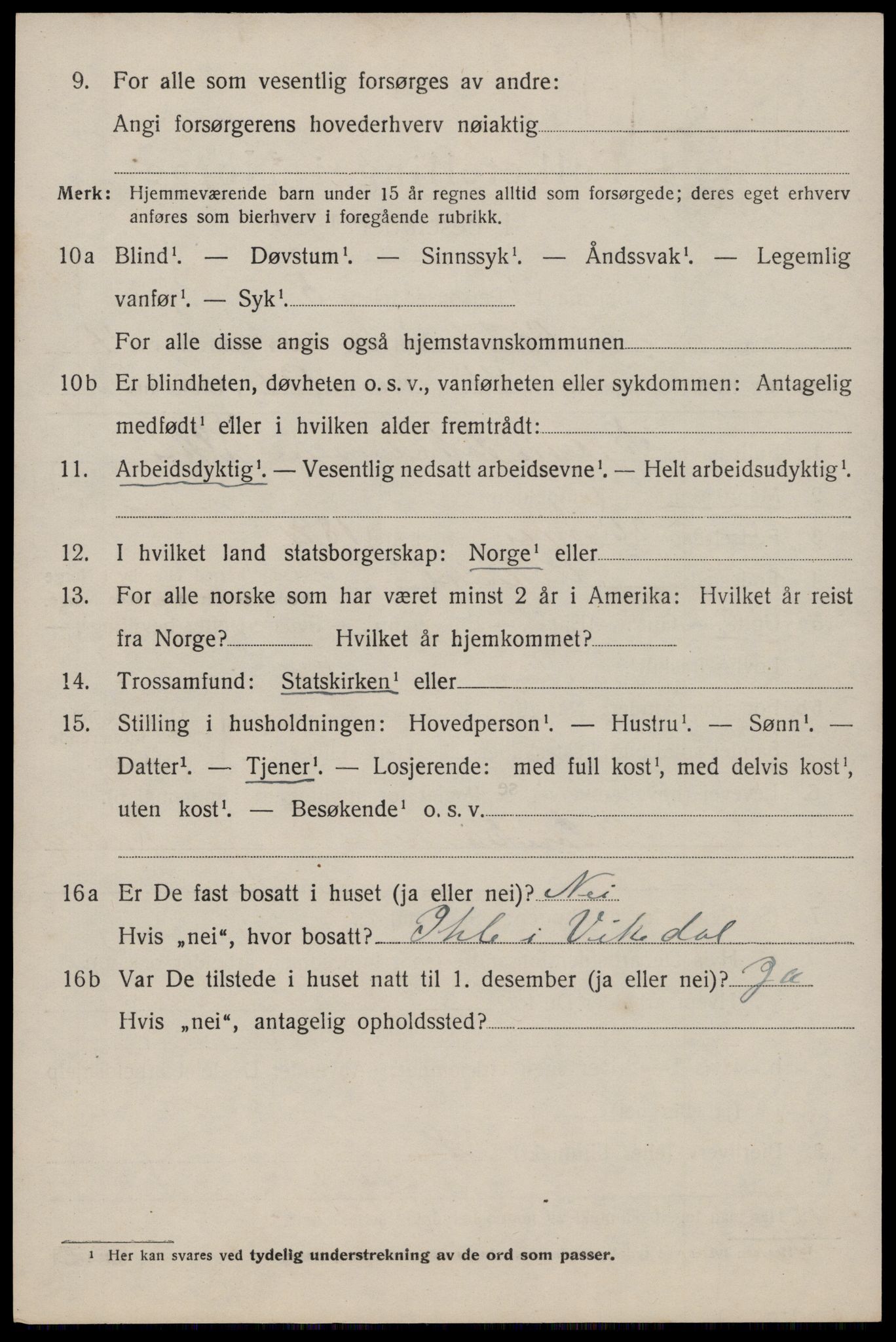 SAST, 1920 census for Vats, 1920, p. 1878