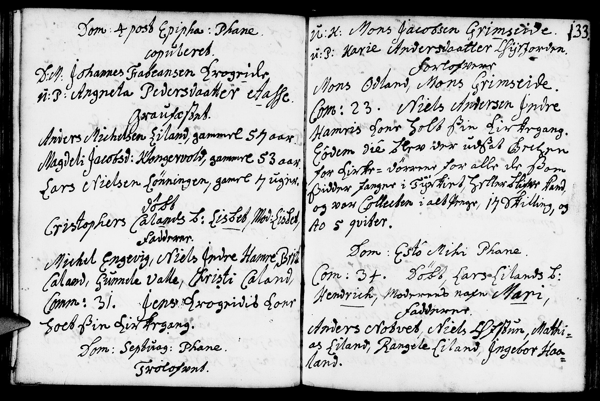 Fana Sokneprestembete, AV/SAB-A-75101/H/Haa/Haaa/L0002: Parish register (official) no. A 2, 1719-1735, p. 133