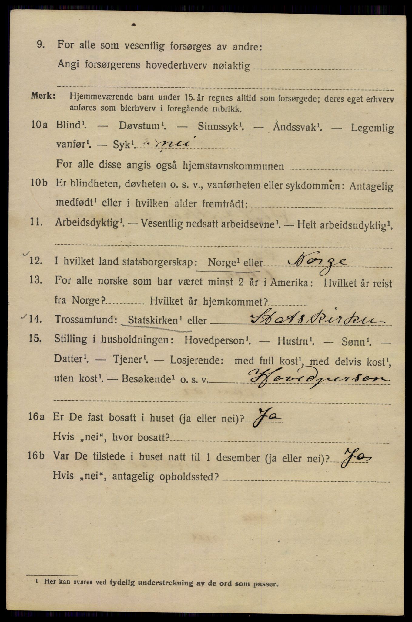 SAO, 1920 census for Kristiania, 1920, p. 490100