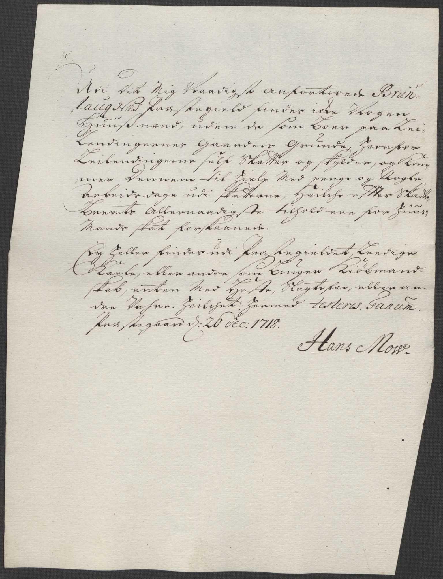 Rentekammeret inntil 1814, Reviderte regnskaper, Fogderegnskap, RA/EA-4092/R33/L1988: Fogderegnskap Larvik grevskap, 1718, p. 169