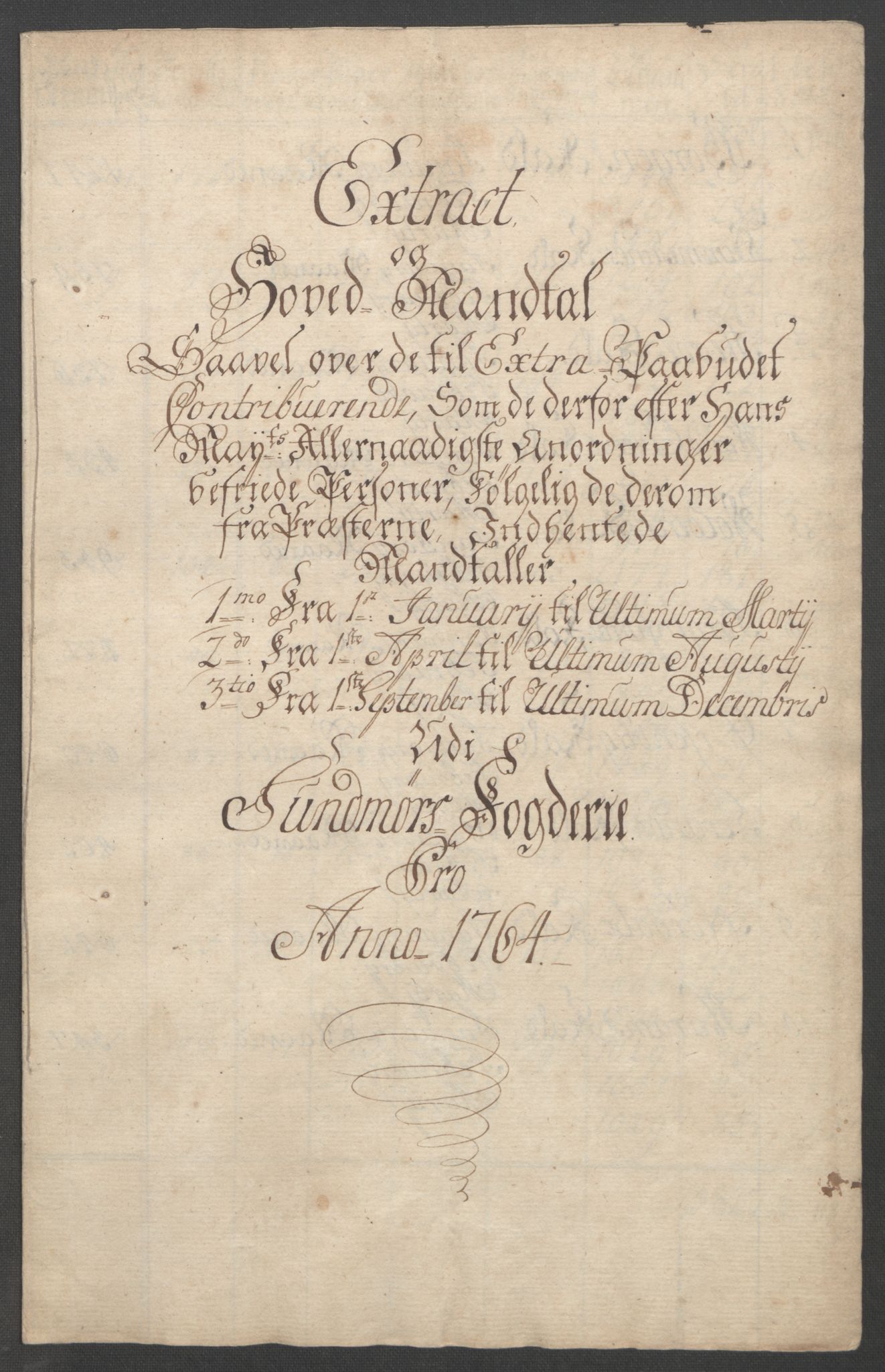 Rentekammeret inntil 1814, Reviderte regnskaper, Fogderegnskap, AV/RA-EA-4092/R54/L3645: Ekstraskatten Sunnmøre, 1762-1772, p. 42