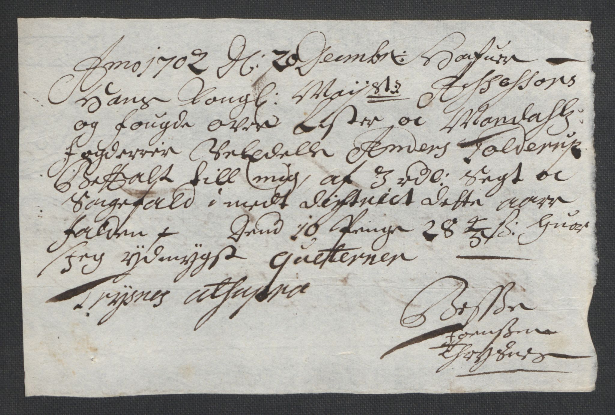 Rentekammeret inntil 1814, Reviderte regnskaper, Fogderegnskap, AV/RA-EA-4092/R43/L2549: Fogderegnskap Lista og Mandal, 1701-1702, p. 346