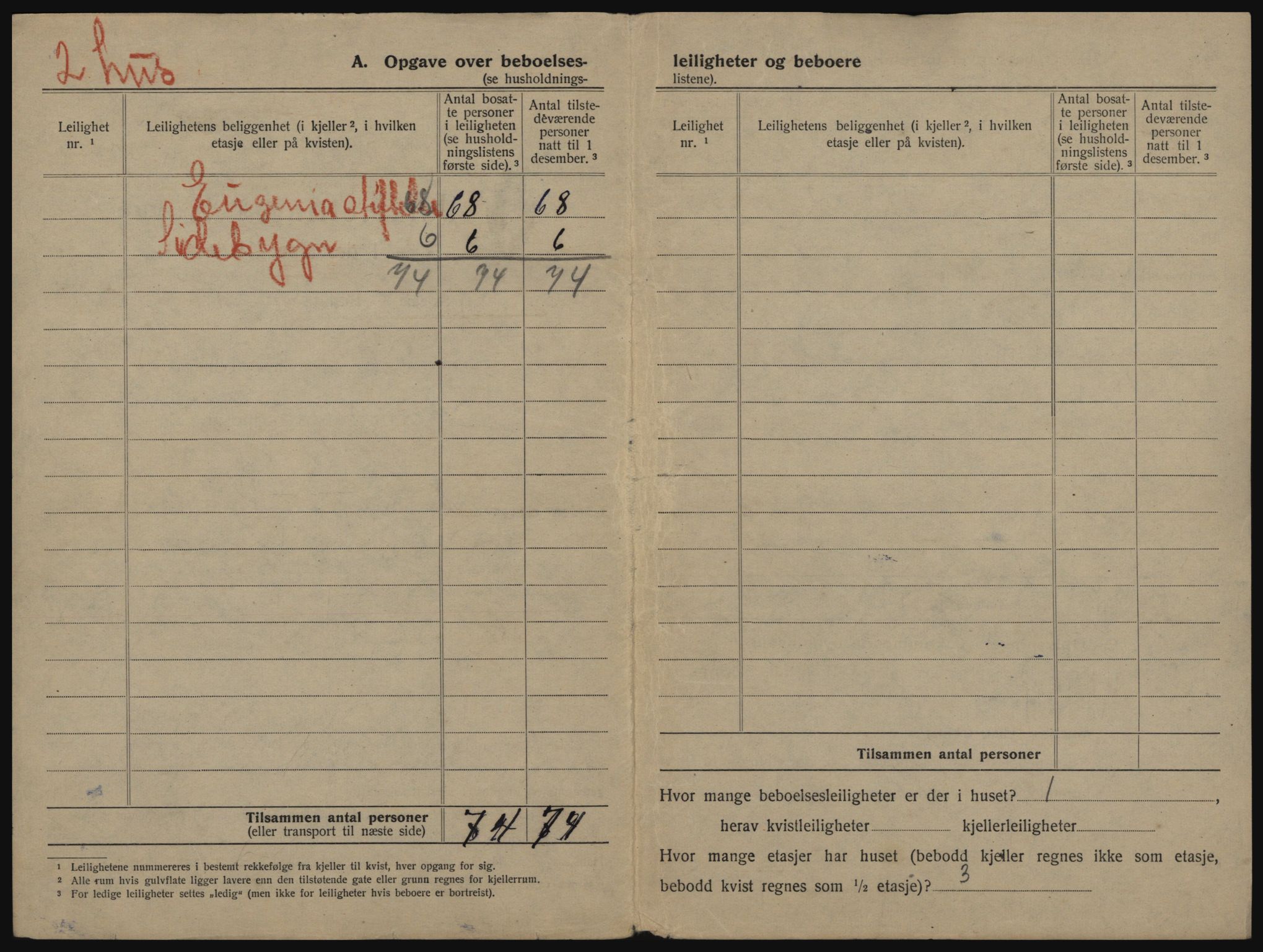 SAO, 1920 census for Kristiania, 1920, p. 4535