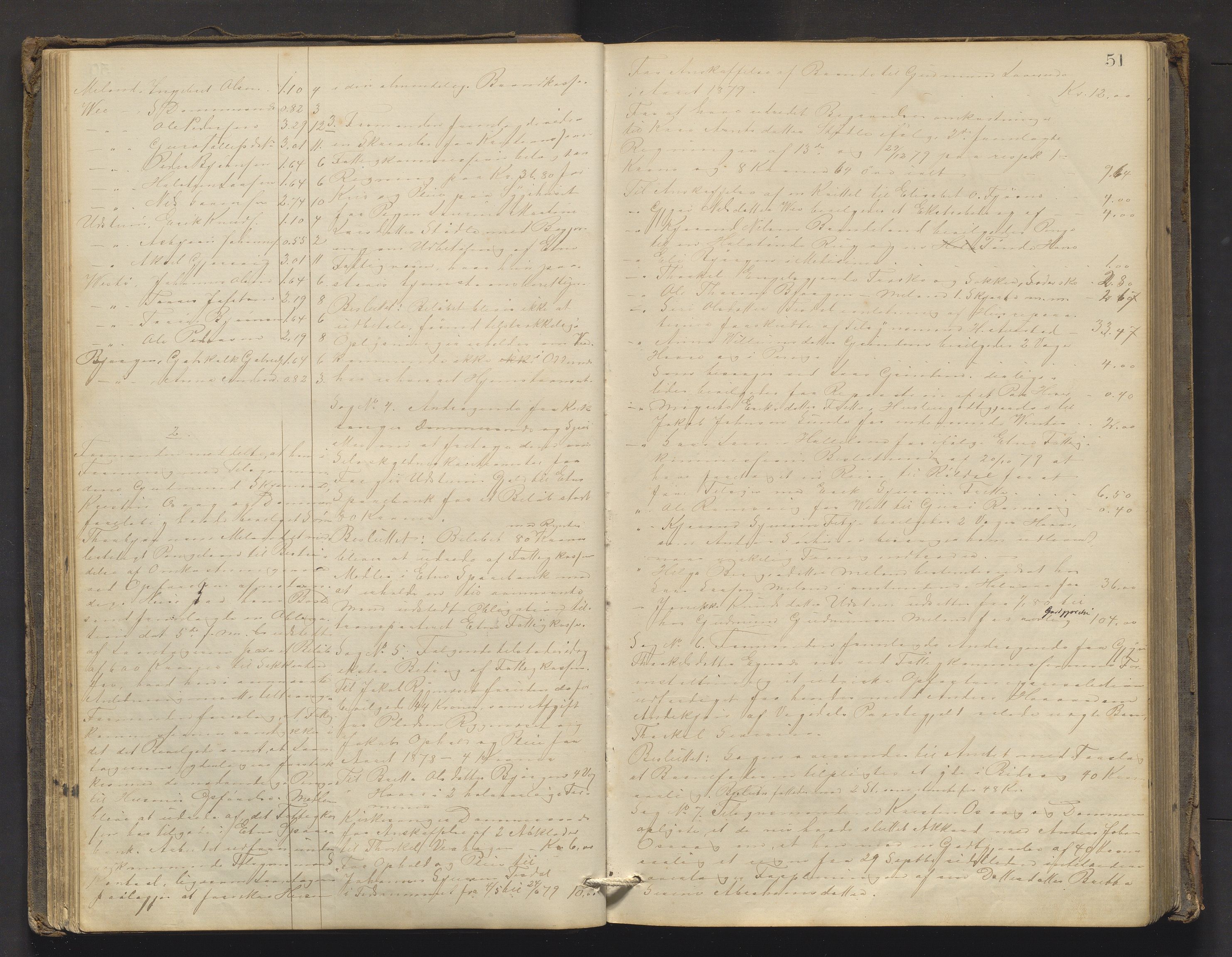 Etne kommune. Fattigstyret, IKAH/1211-311/A/Aa/L0002: Møtebok for Etne fattigkommisjon, 1876-1897, p. 51