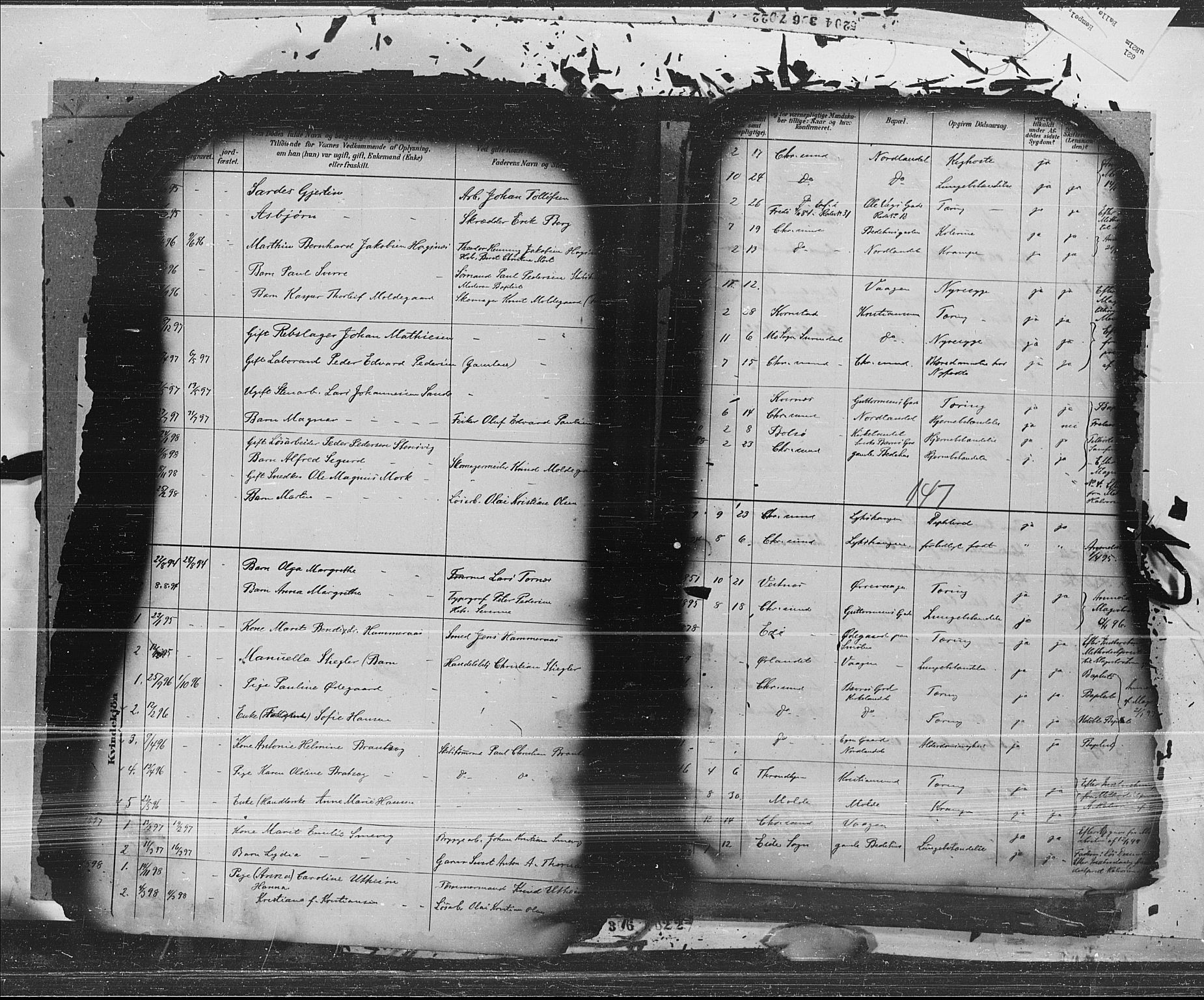 Ministerialprotokoller, klokkerbøker og fødselsregistre - Møre og Romsdal, AV/SAT-A-1454/572/L0853: Parish register (official) no. 572A16, 1880-1901, p. 147